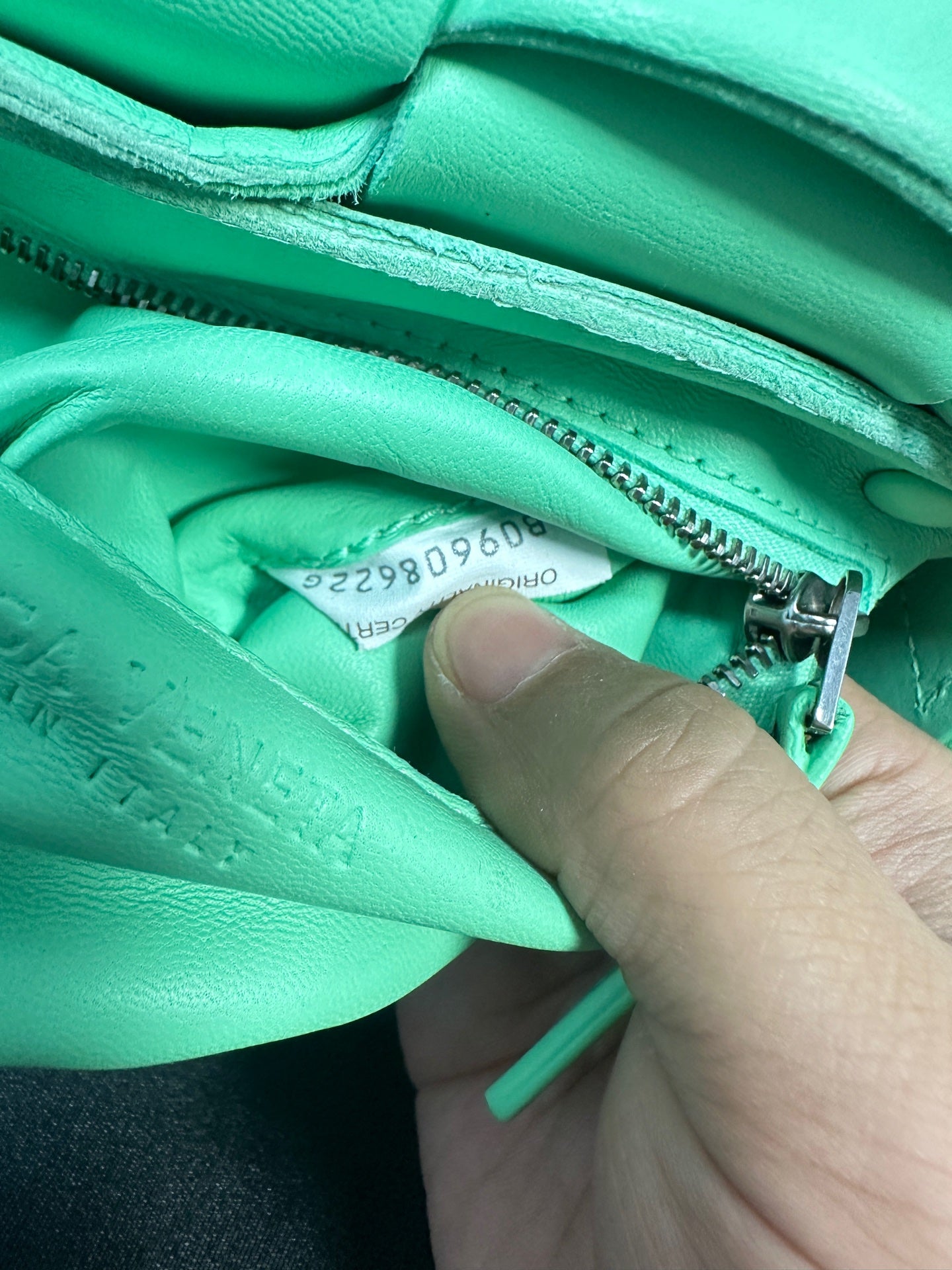 Bottega Veneta - Padded Cassette - Lambskin leather - Green - (small)