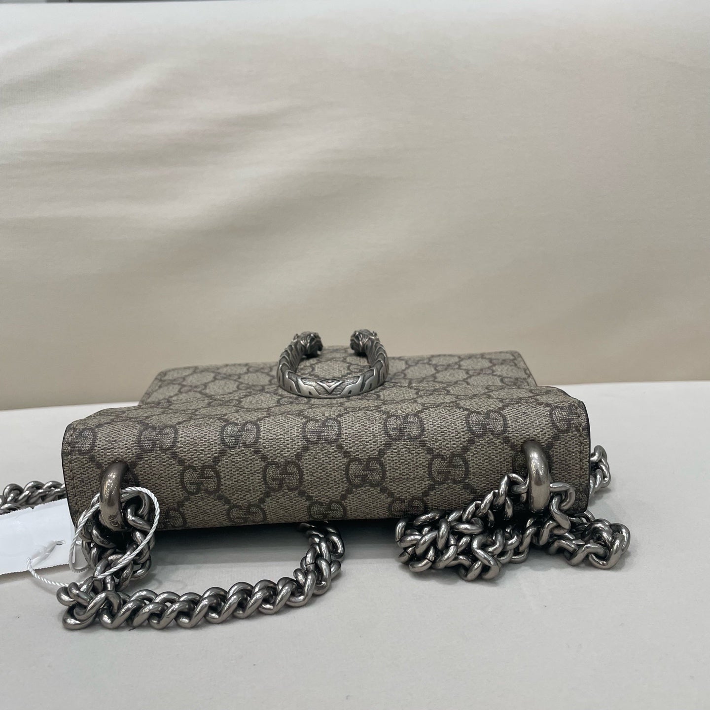 Gucci - Dionysus Mini - GG Supreme canvas with suede trim and lining - Camel - (mini)