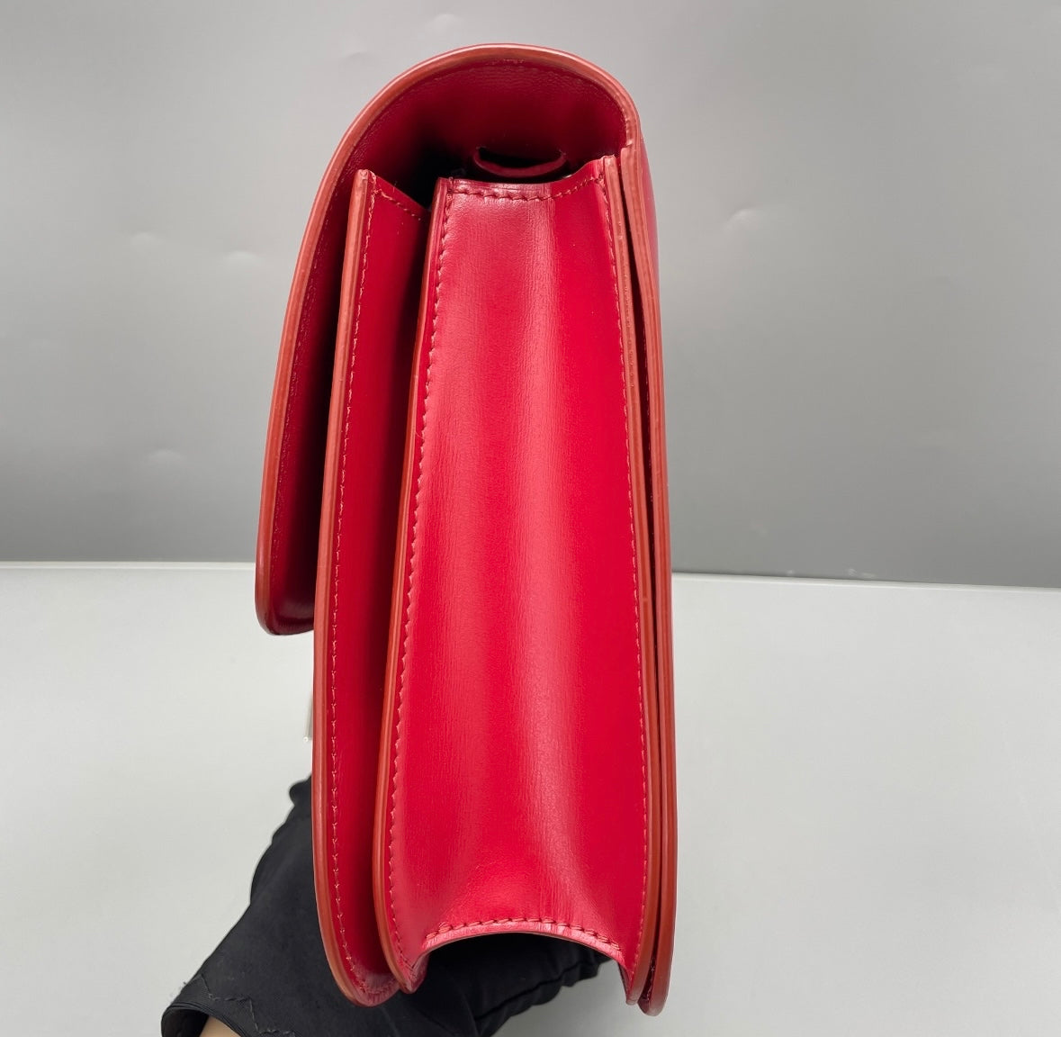 Celine - Classic Box Bag Medium - Leather - Red - (Medium)