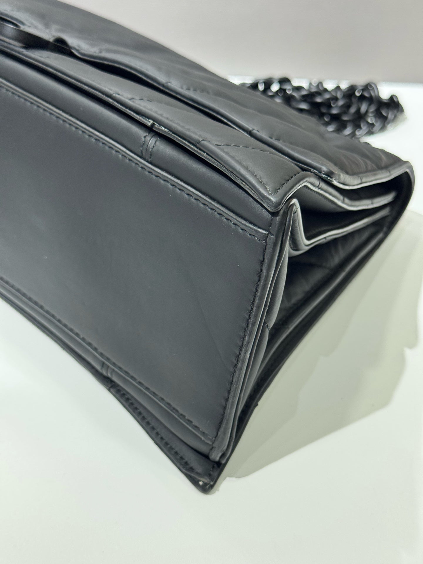 Balenciaga - Crush Medium Shoulder Bag - Padded polyamide with a unique leather-like finish - Black - (medium)