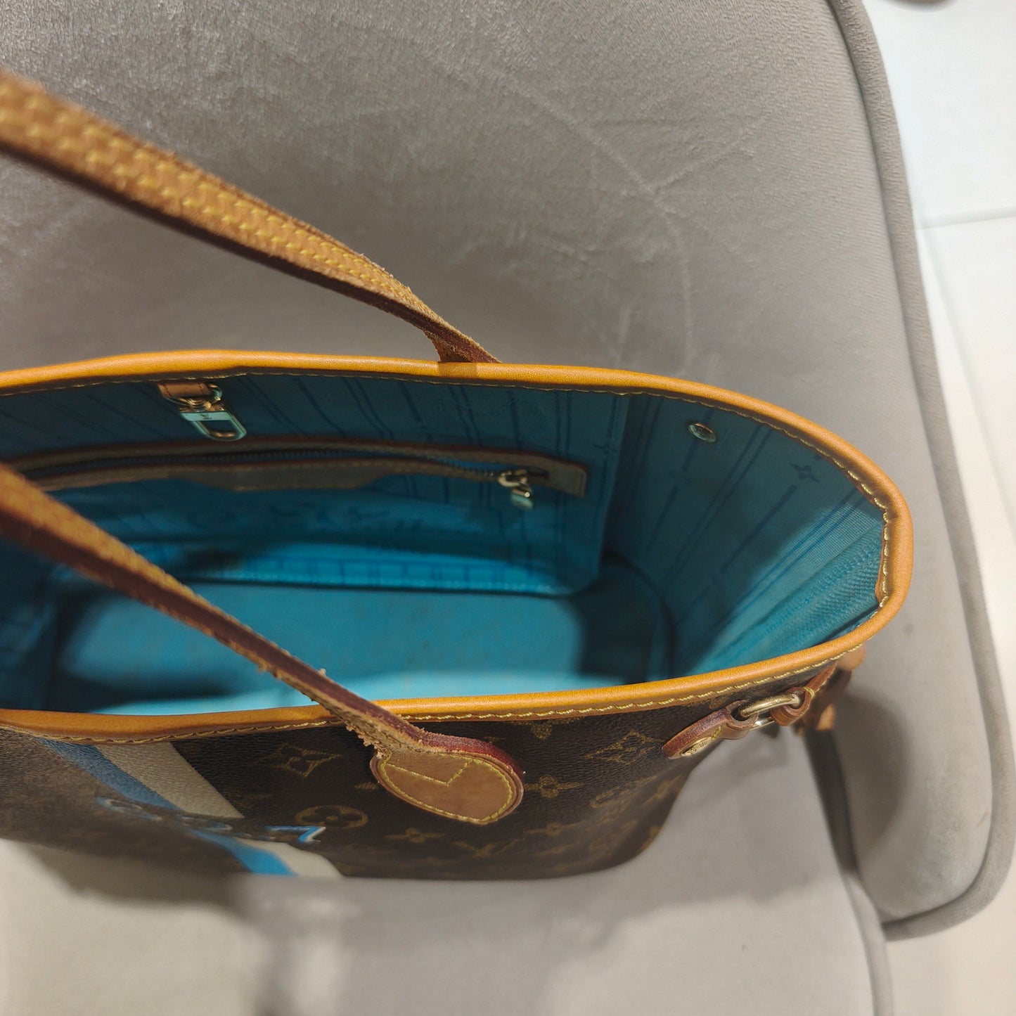 Louis Vuitton - Neverfull MM - Monogram coated canvas with Vachetta leather trim - Brown - (medium)