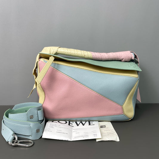 Loewe - Puzzle Bag - Calfskin leather - Multicolour - (medium)