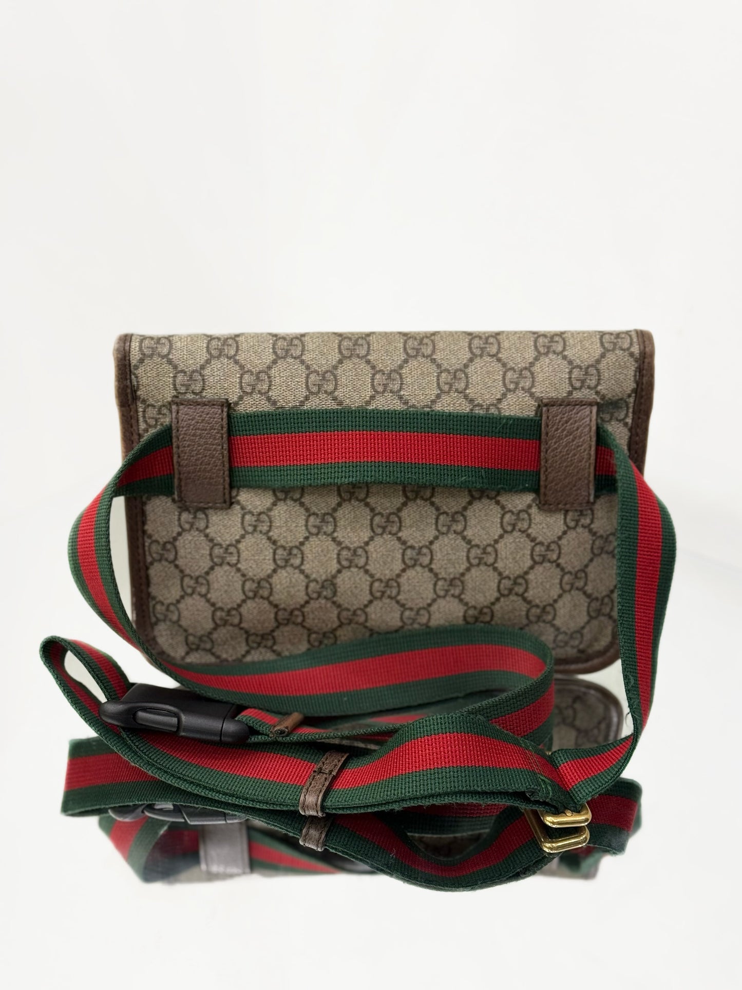 Gucci - GG Supreme Neo Vintage Tiger Head Belt Bag - GG Supreme canvas with leather trim - Beige - (small)