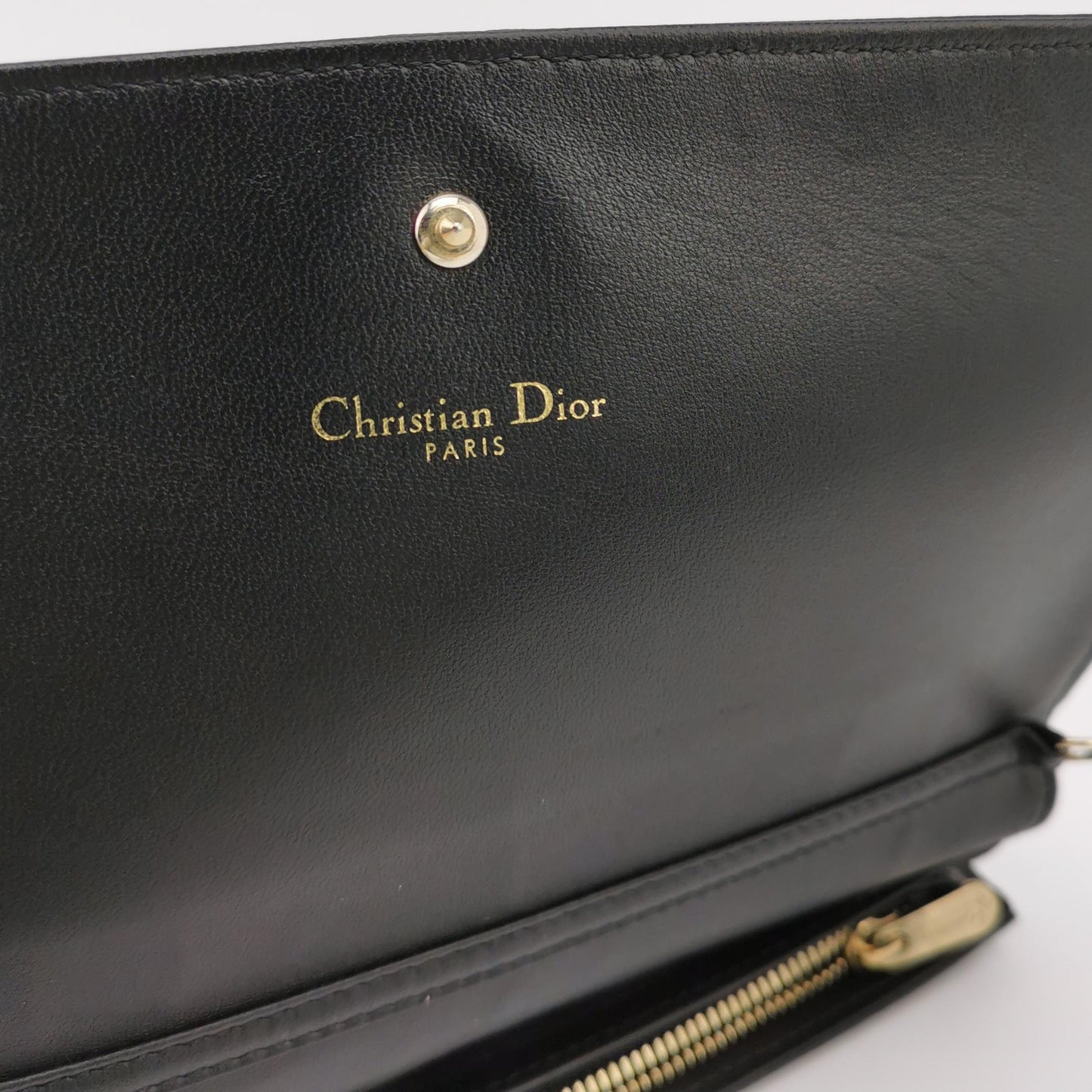 Dior - Diorama Wallet on Chain S0328OVKK M900 - Grained leather - Black - (Small)