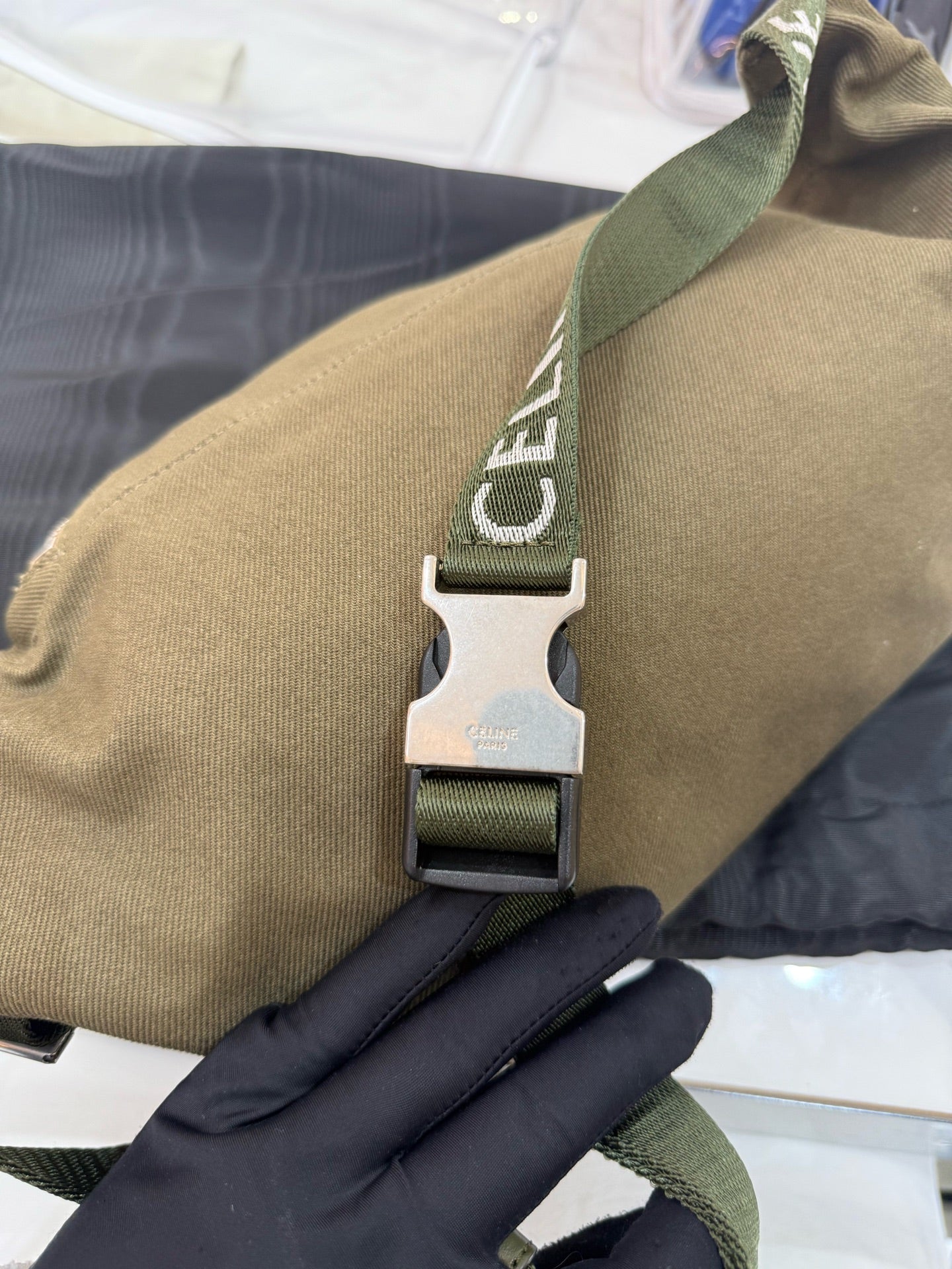 Celine - Trekking Belt Bag - Polyamide - Green - (medium)