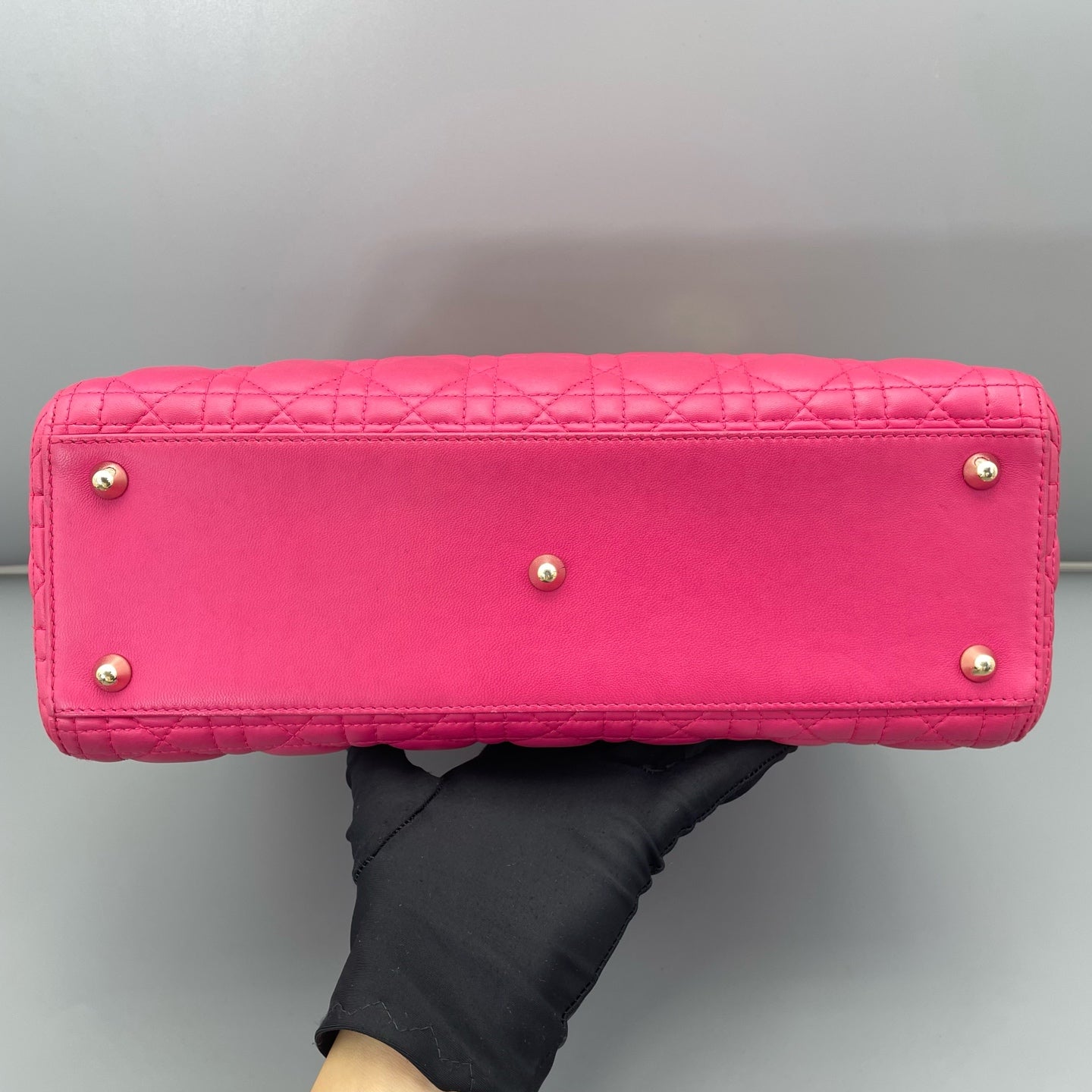 Dior - Lady Dior - Leather - Pink - (Large)
