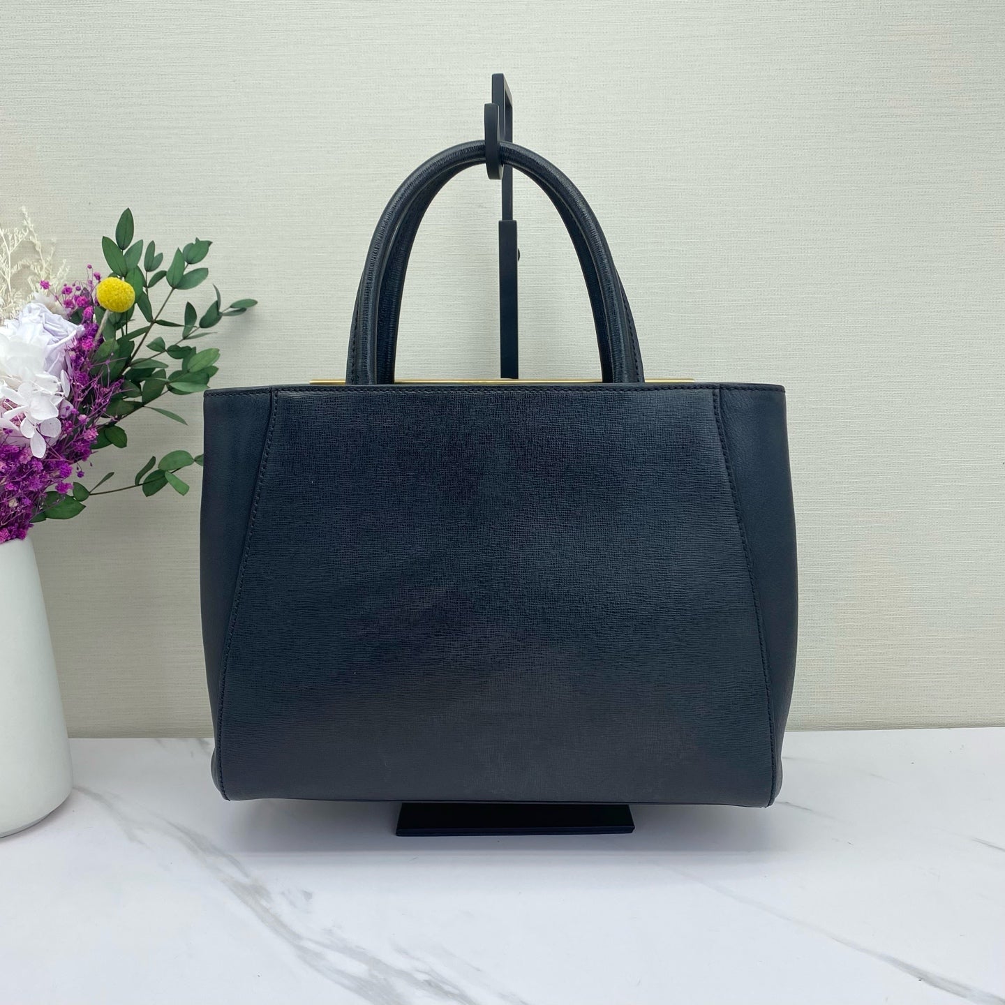 Fendi - 2Jours - Leather - Black - (small)