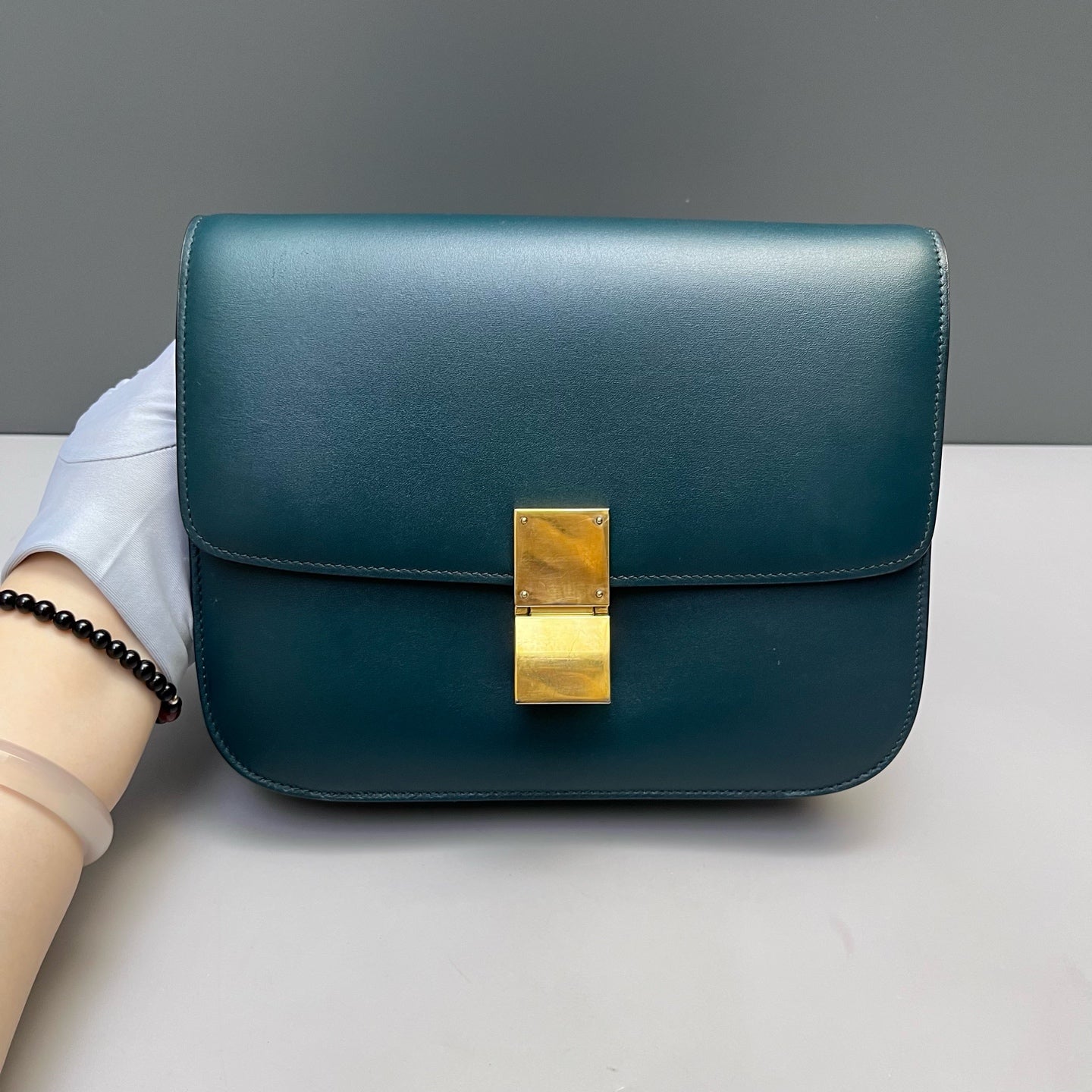 Celine - Box Bag - Leather - Green - (medium)