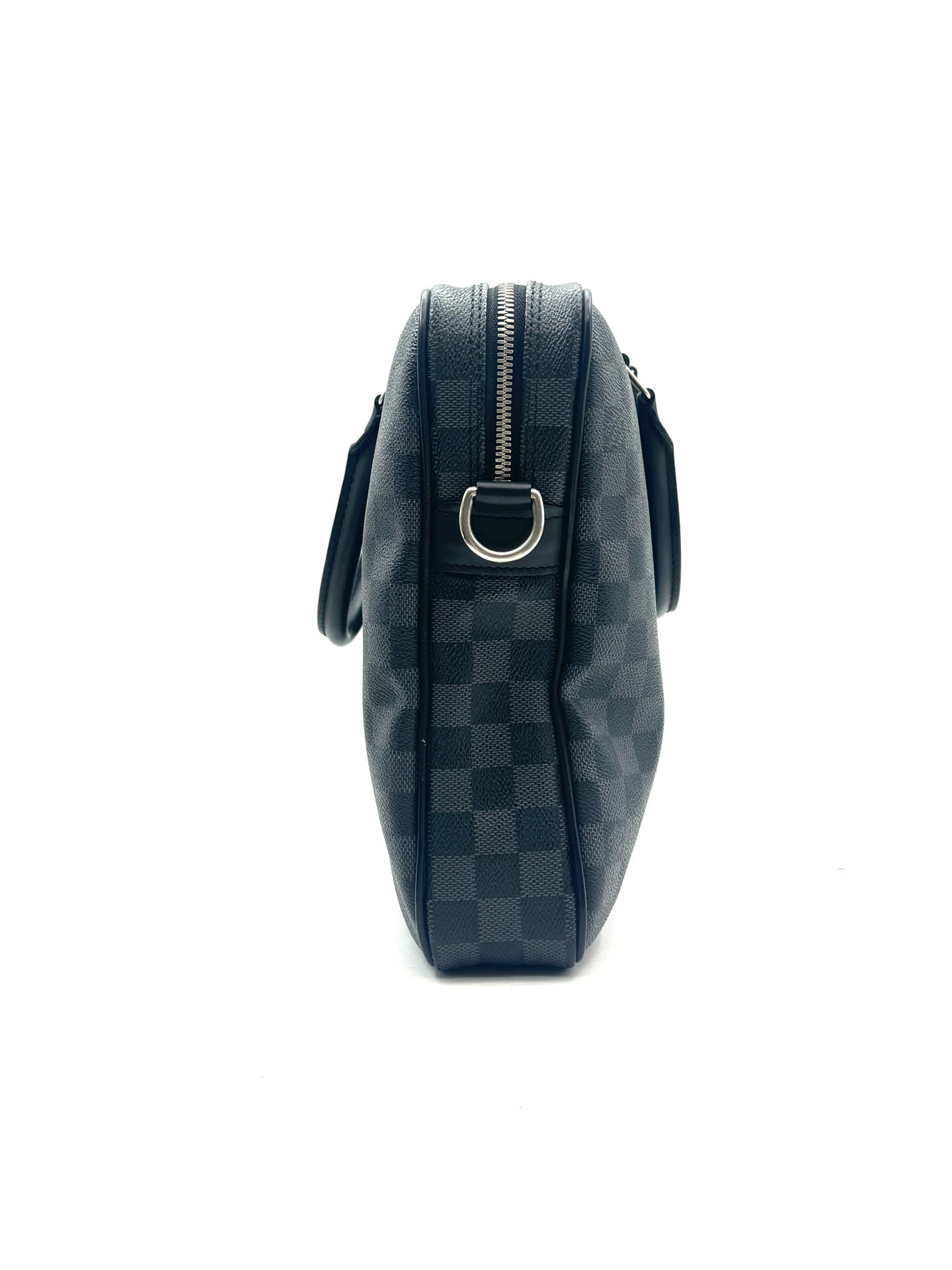 Louis Vuitton - Porte-Documents Voyage - Coated canvas with leather trim - Black - (large)