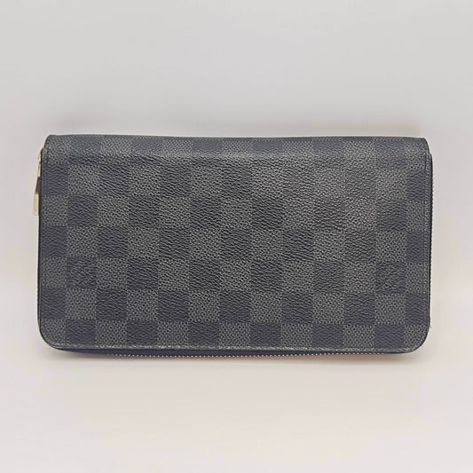Louis Vuitton - Zippy Wallet - Coated canvas - Black - (Medium)