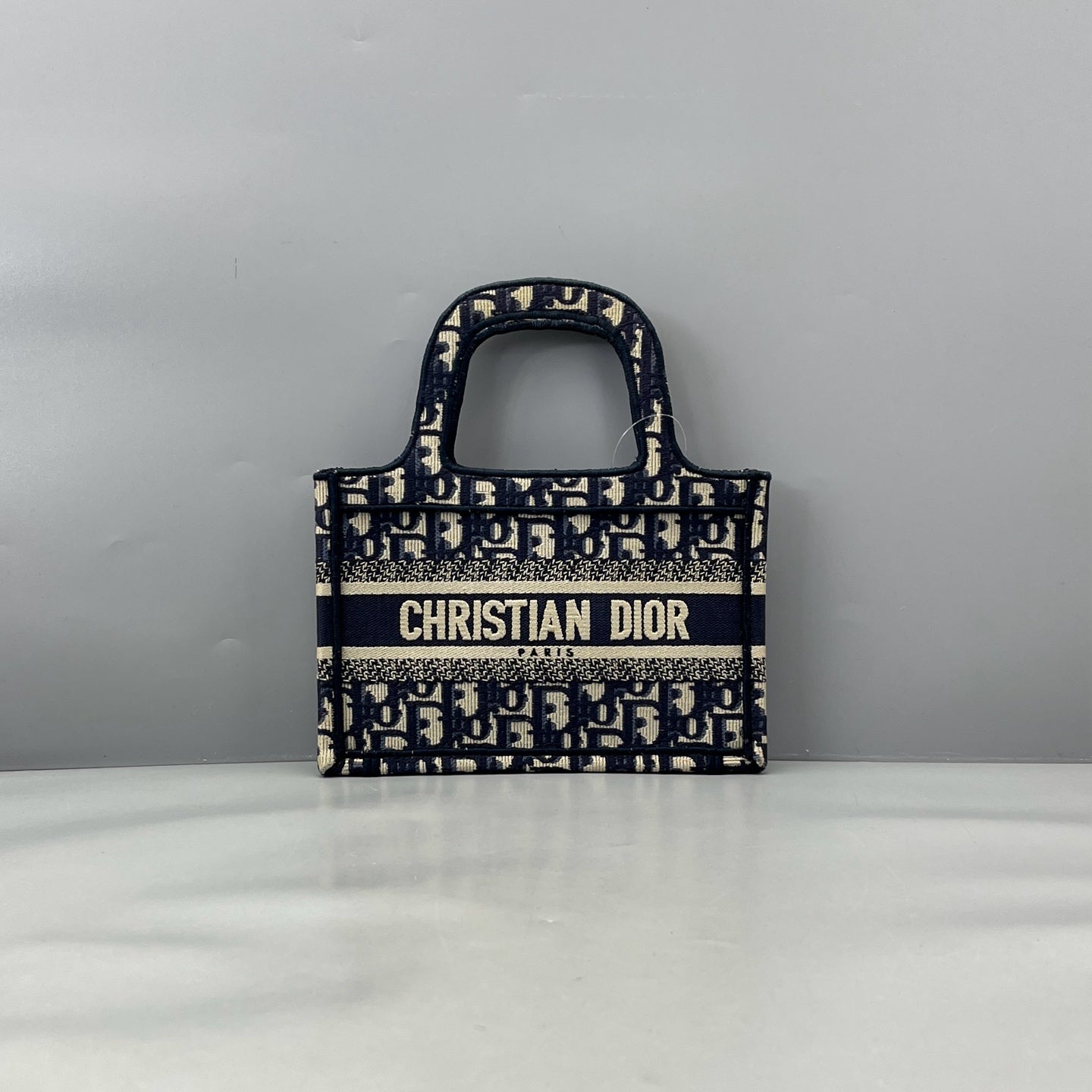 Dior - Book Tote Mini - Cloth - Blue - (mini)