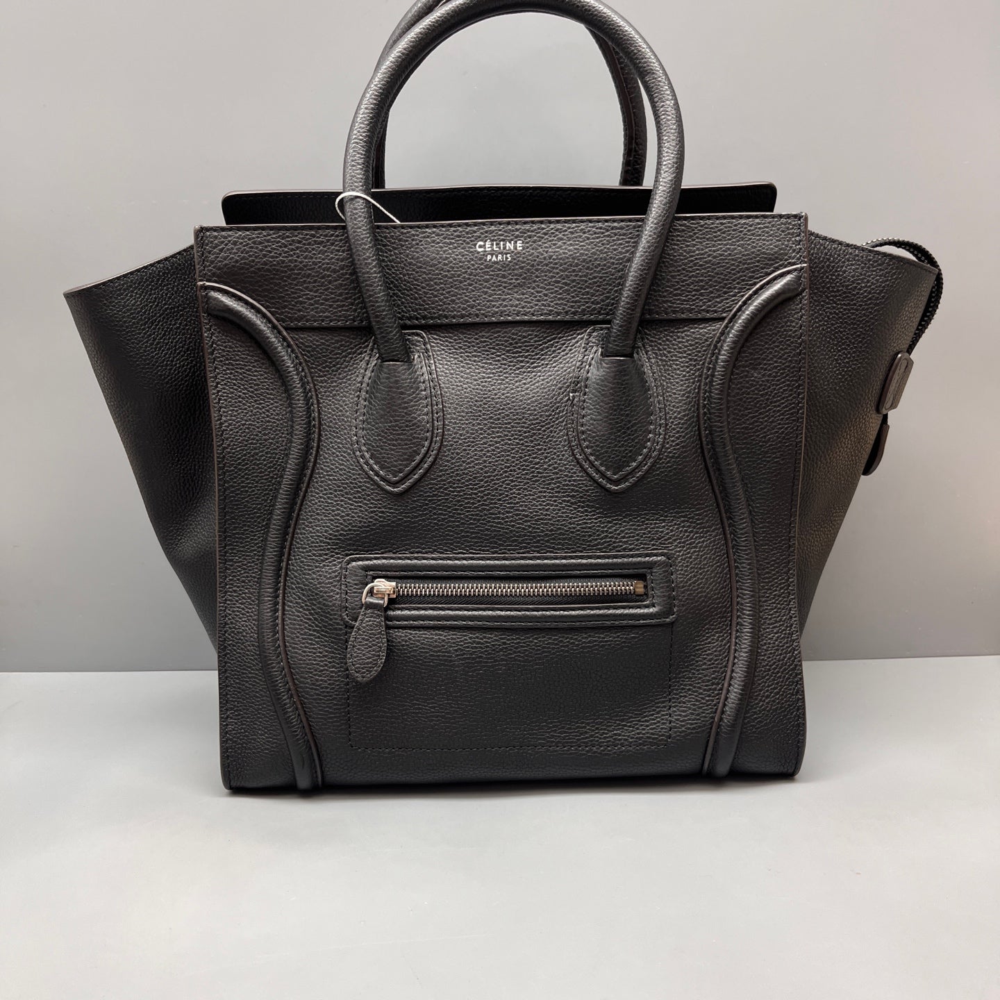 Celine - Luggage Tote Mini - Grained leather - Black - (Medium)