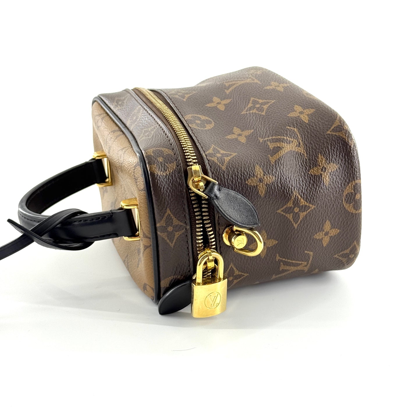 Louis Vuitton - Nice Nano - Monogram coated canvas with leather trim - Brown - (mini)
