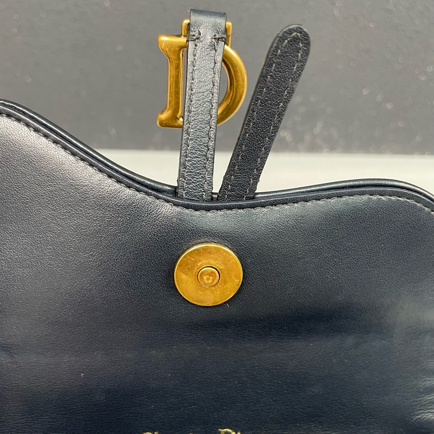 Dior - Saddle Belt Bag - Oblique jacquard canvas with leather trim - Blue - (mini)