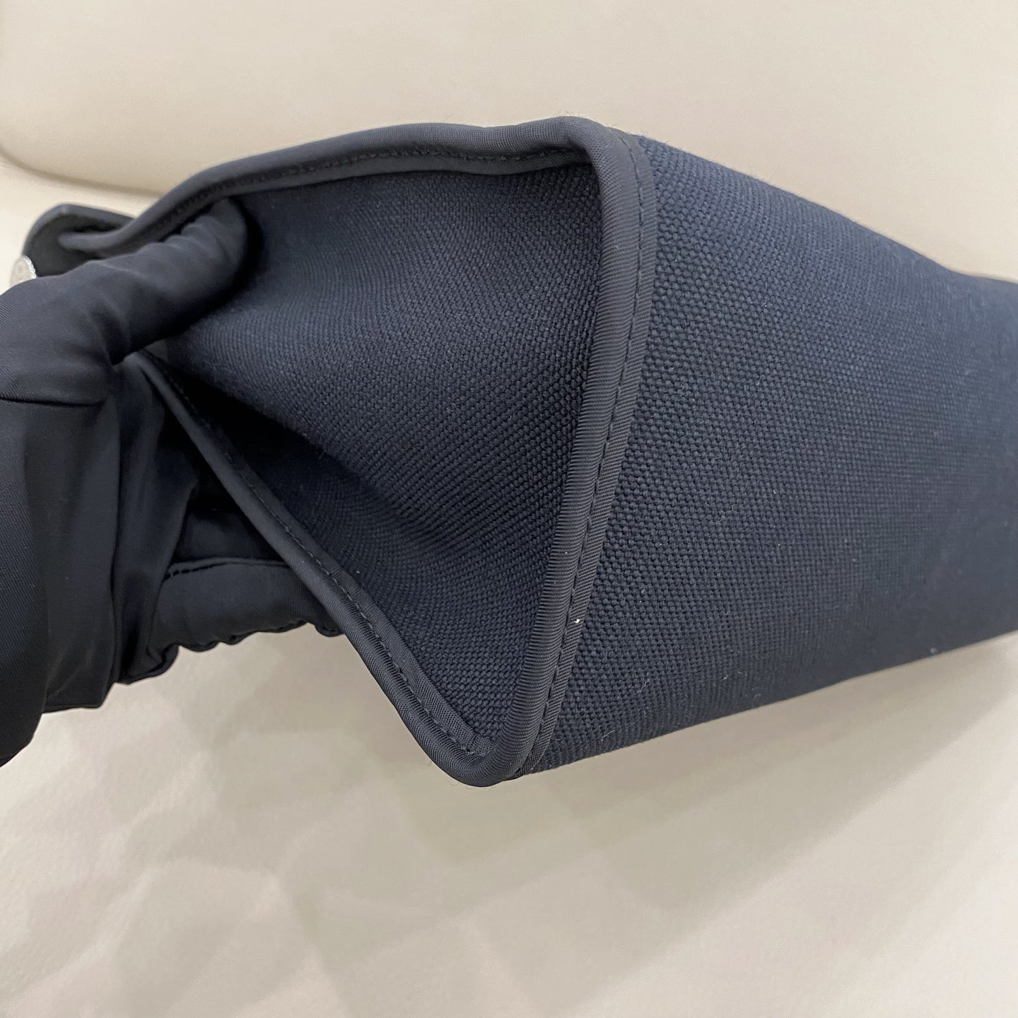 Hermès - Herbag 31 - Canvas with Vache Hunter leather trim - Black - (Medium)
