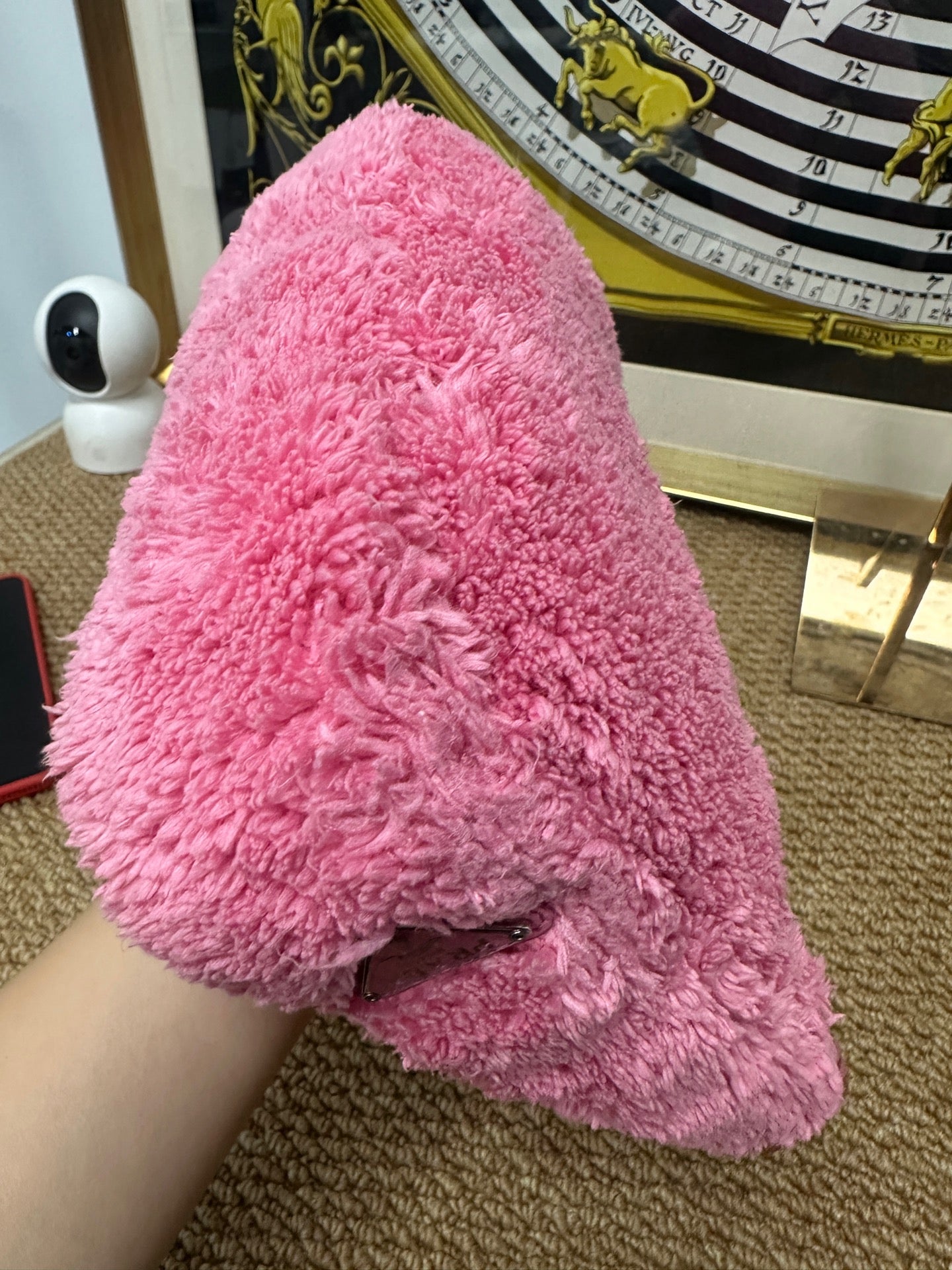 Prada - Re-Edition 2000 Hobo - Faux fur - Pink - (mini)