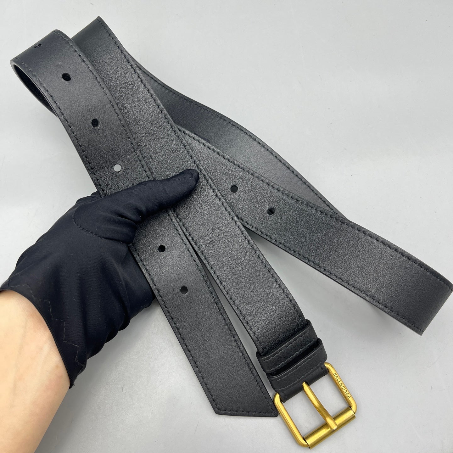 Balenciaga - Crush - Leather - Black - (Medium)