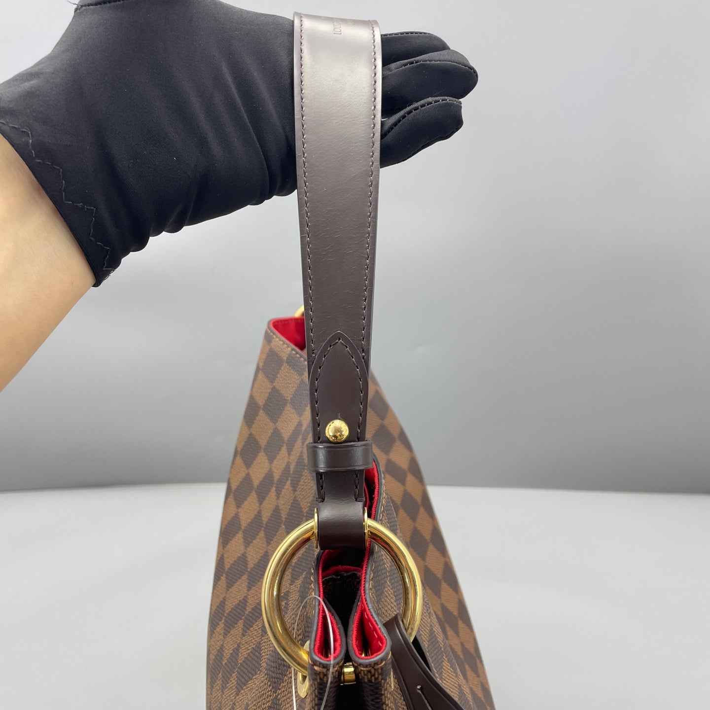 Louis Vuitton - Graceful - Damier Ebene coated canvas with leather trim - Brown - (medium)