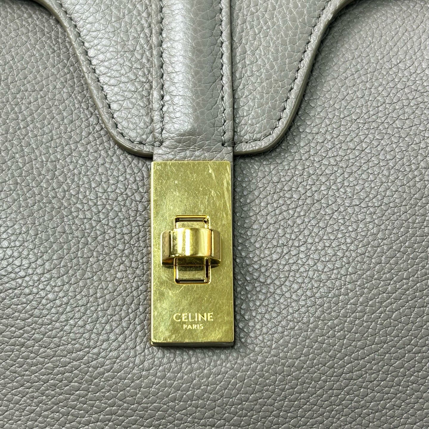 Celine - Soft 16 - Cowhide leather - Grey - (Medium)