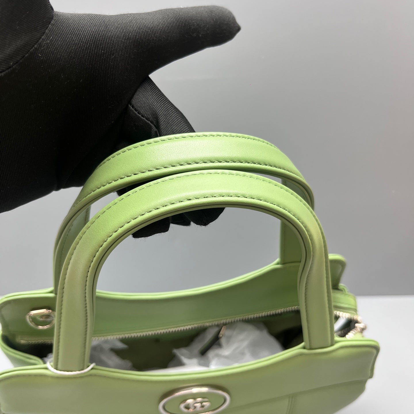 Gucci - Petite Tote Bag - Leather - Light Green - (medium)