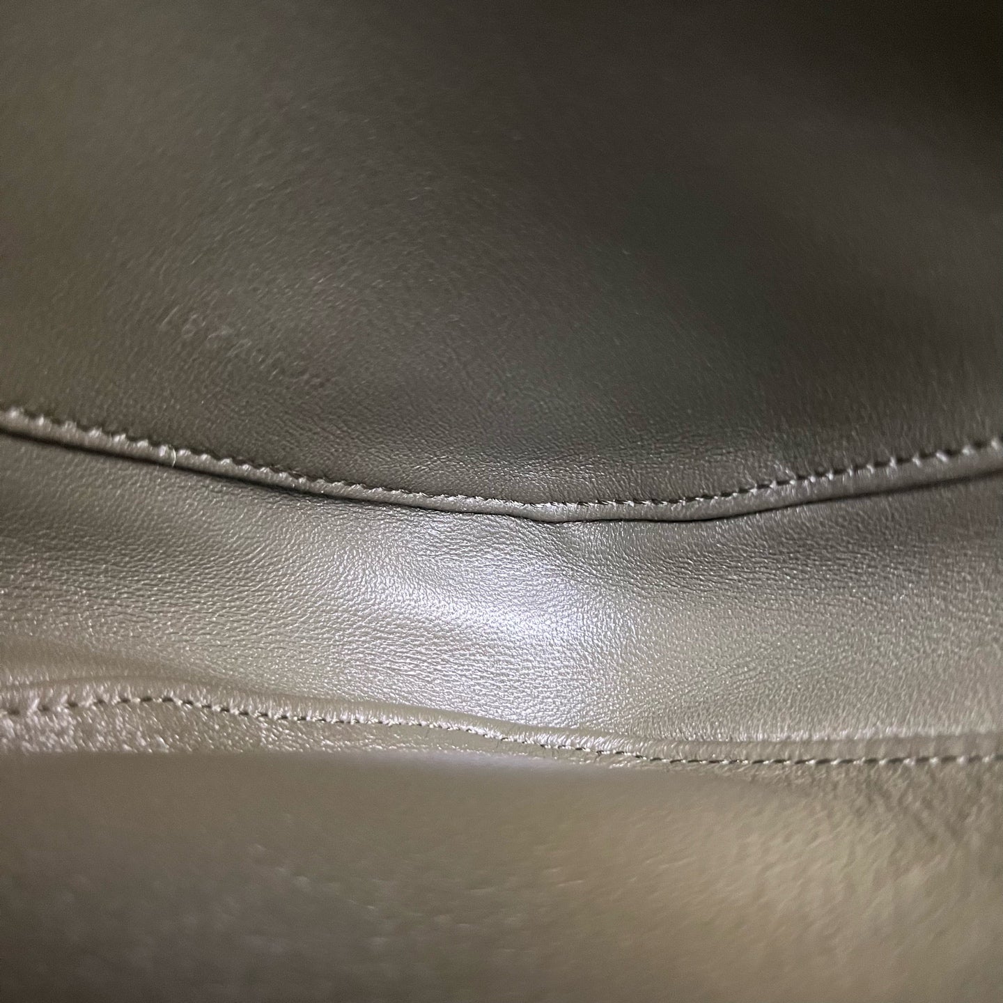 Celine - Triangle Bag - Cowhide leather - Green - (mini)