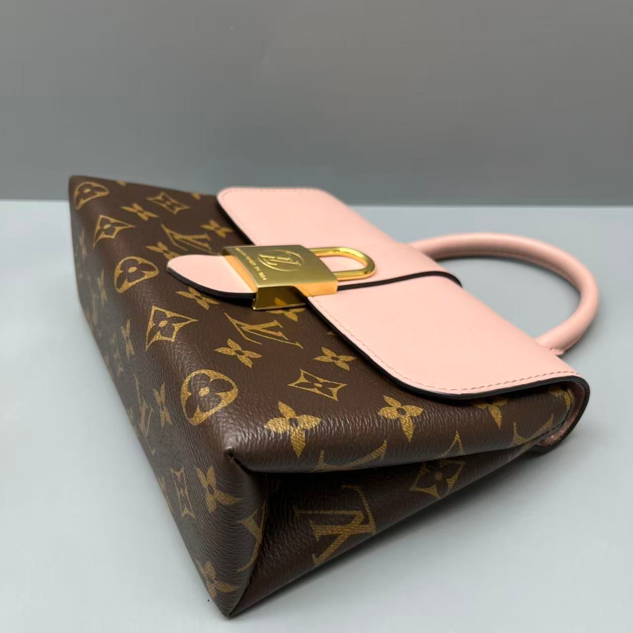 Louis Vuitton - Locky BB - Monogram coated canvas and calfskin leather - Brown and Pink - (mini)
