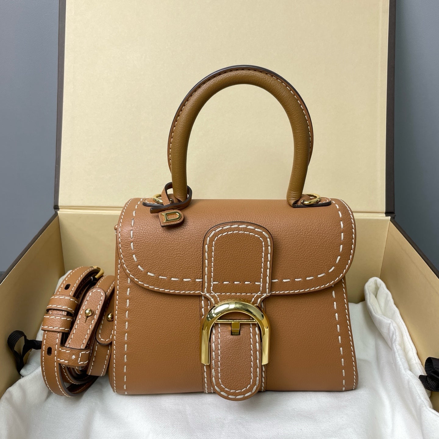 Delvaux - Brillant Mini - Leather - Brown - (mini)
