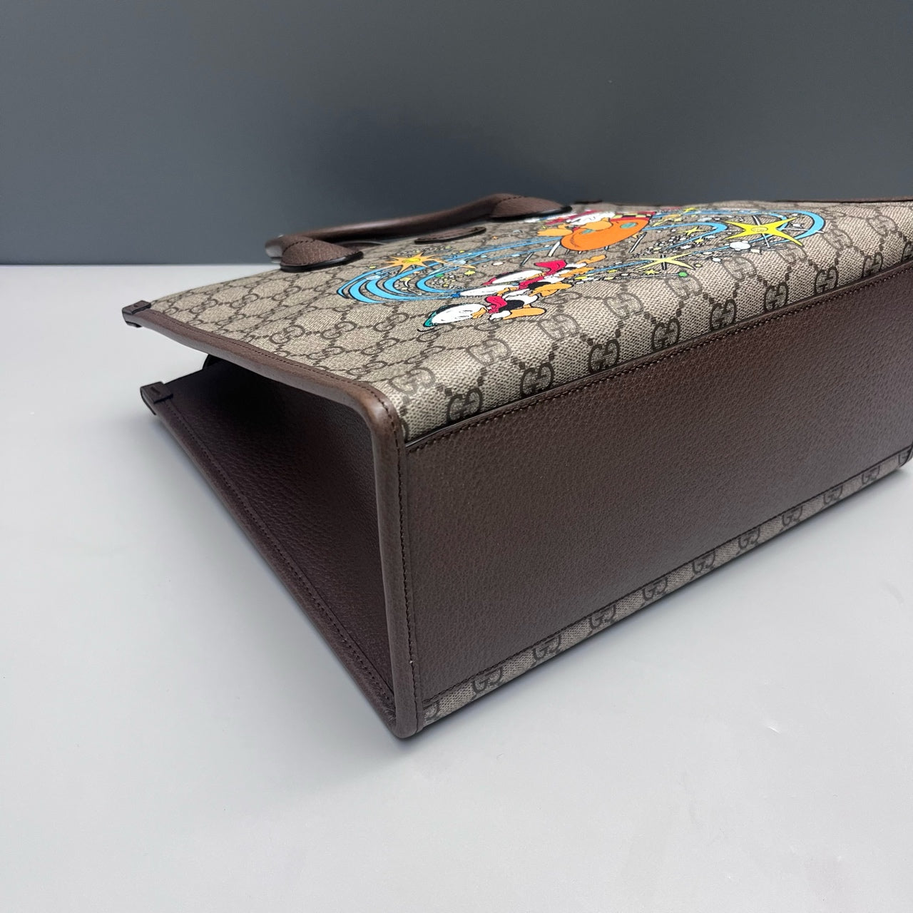 Gucci - Disney Donald Duck Tote Bag - GG Supreme canvas and leather - Multicolour - (medium)