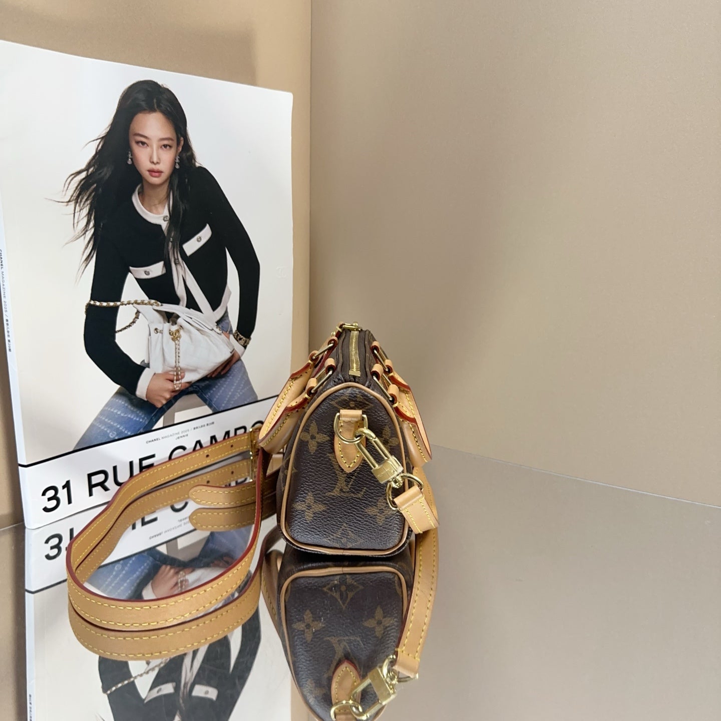 Louis Vuitton - Speedy Nano - Monogram coated canvas with Vachetta leather trim - Brown - (mini)