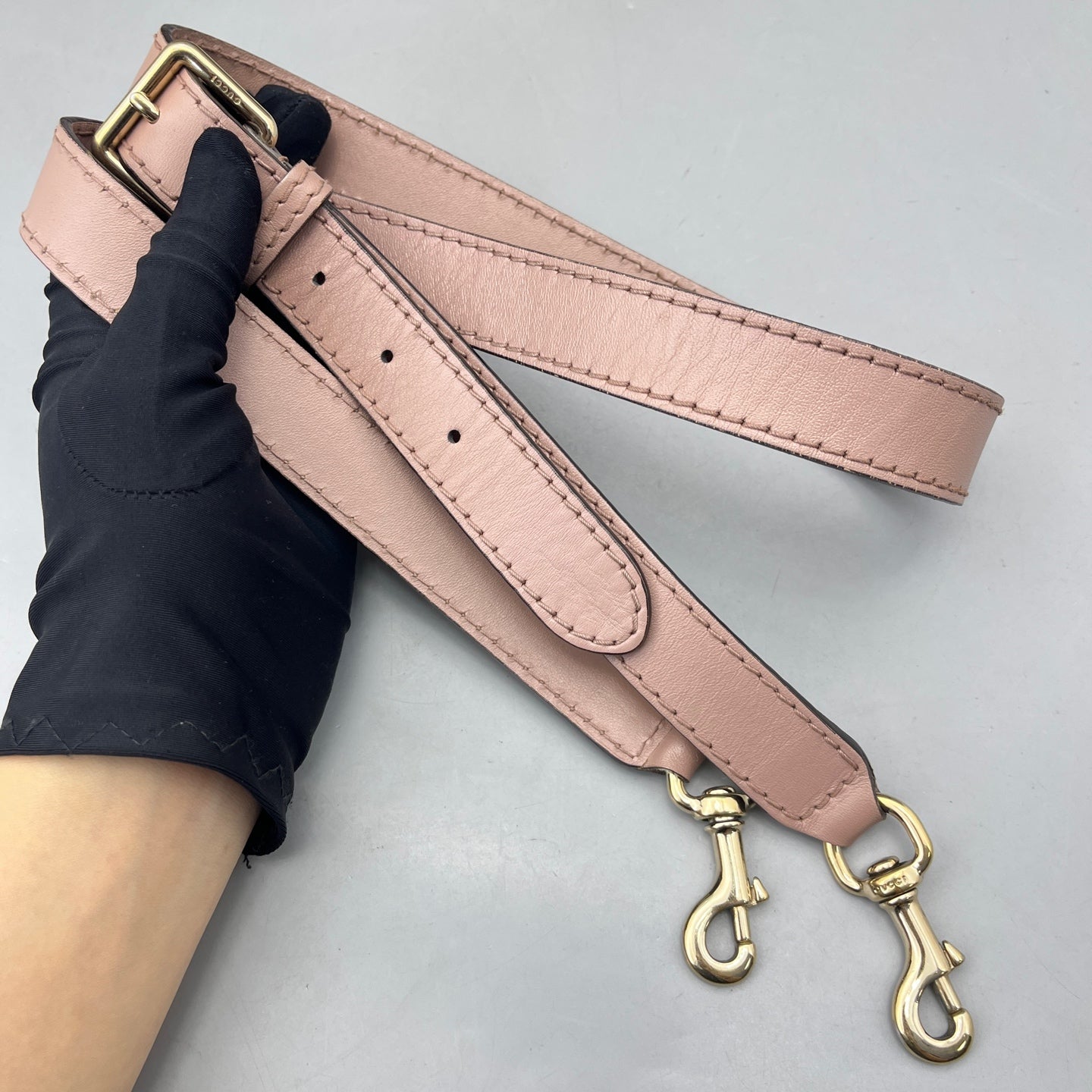 Gucci - Boston Bag - GG Monogram Canvas with Leather Trim - Beige and Pink with Brown Accents - (medium)