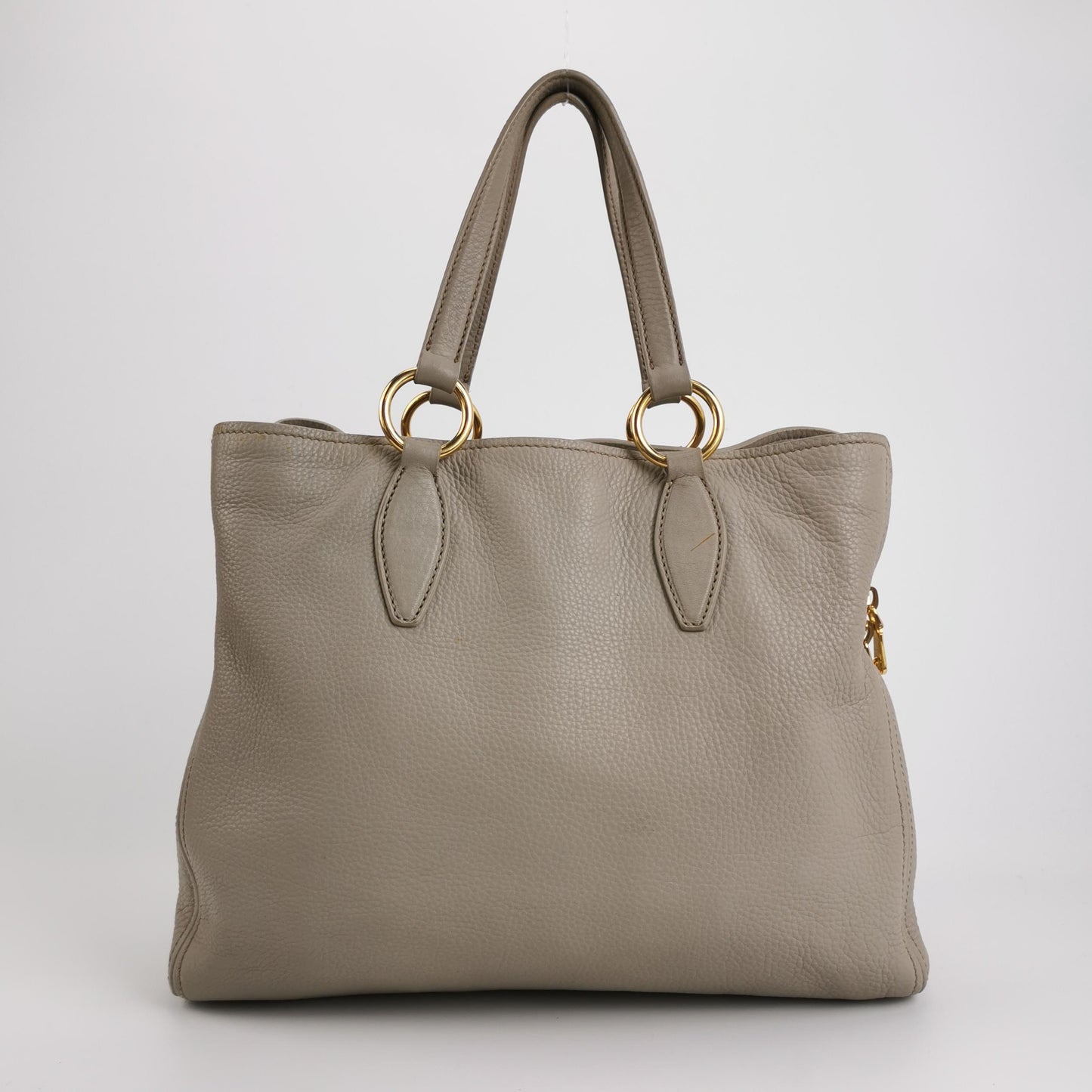 Miu Miu - 5BB015_2AJB_F0236 - Leather - Light Grey - (large)