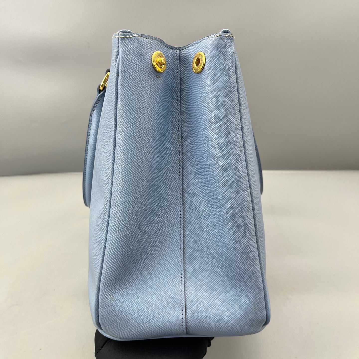 Prada - Saffiano Lux Tote (Galleria Bag) - Saffiano leather - Blue - (large)