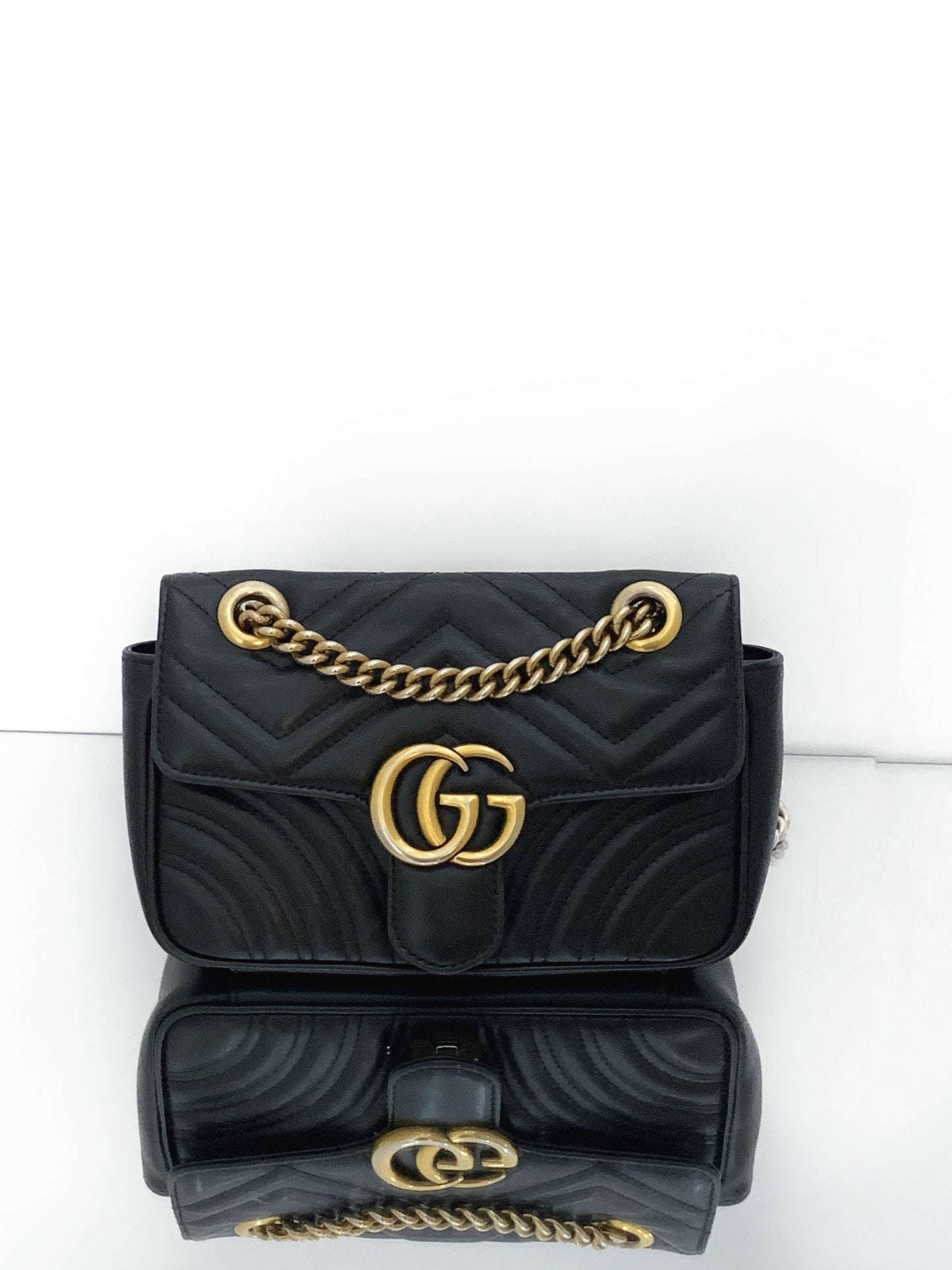 Gucci - Marmont 22 - Leather - Black - (small)