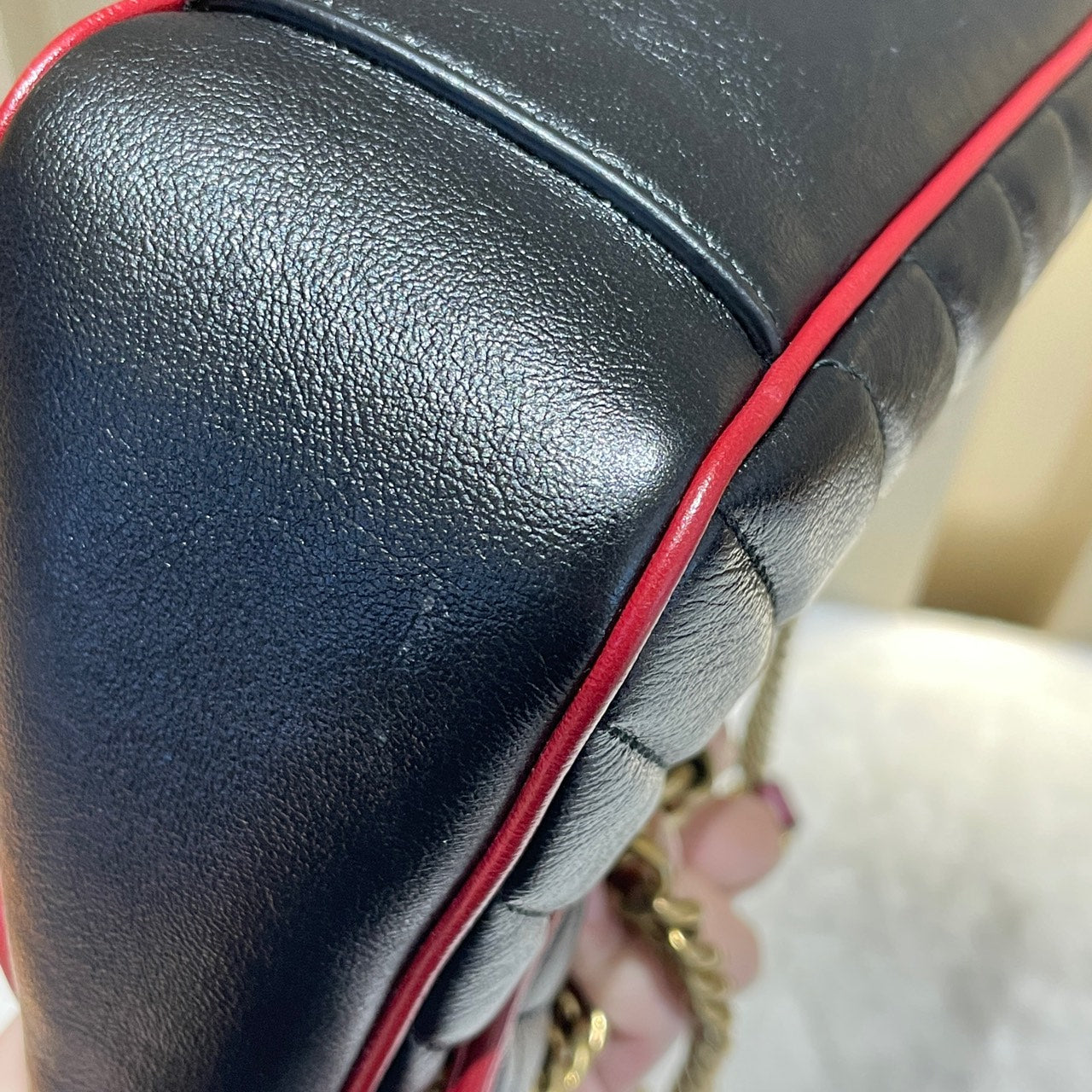 Gucci - GG Marmont Matelassé Shoulder Bag 26 - Leather - Black - (medium)