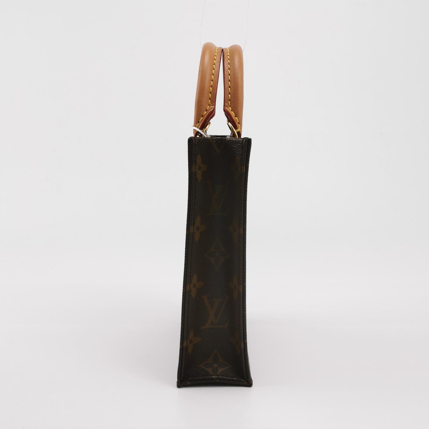Louis Vuitton - Petit Sac Plat - Monogram Canvas with Vachetta leather trim - Brown - (mini)