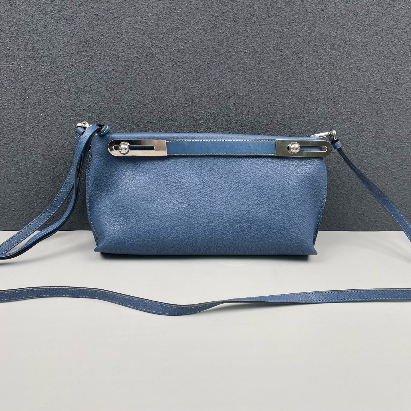 Loewe - Missy Bag - Grained calfskin leather - Misty Blue - (Small)