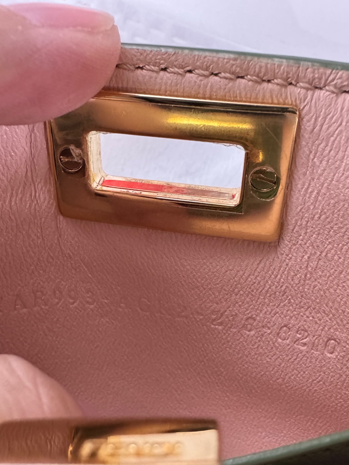 Fendi - Peekaboo Nano - Lambskin leather - Green - (mini)