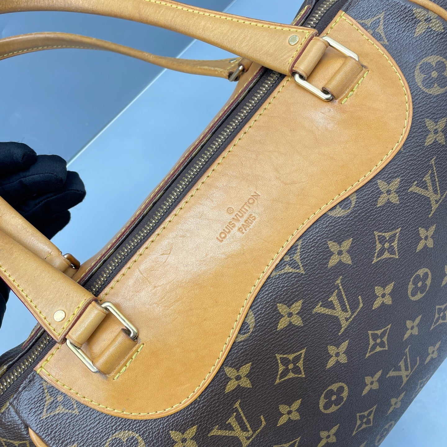 Louis Vuitton - Estrela Tote Bag - Monogram coated canvas with Vachetta leather trim - Brown - (medium)