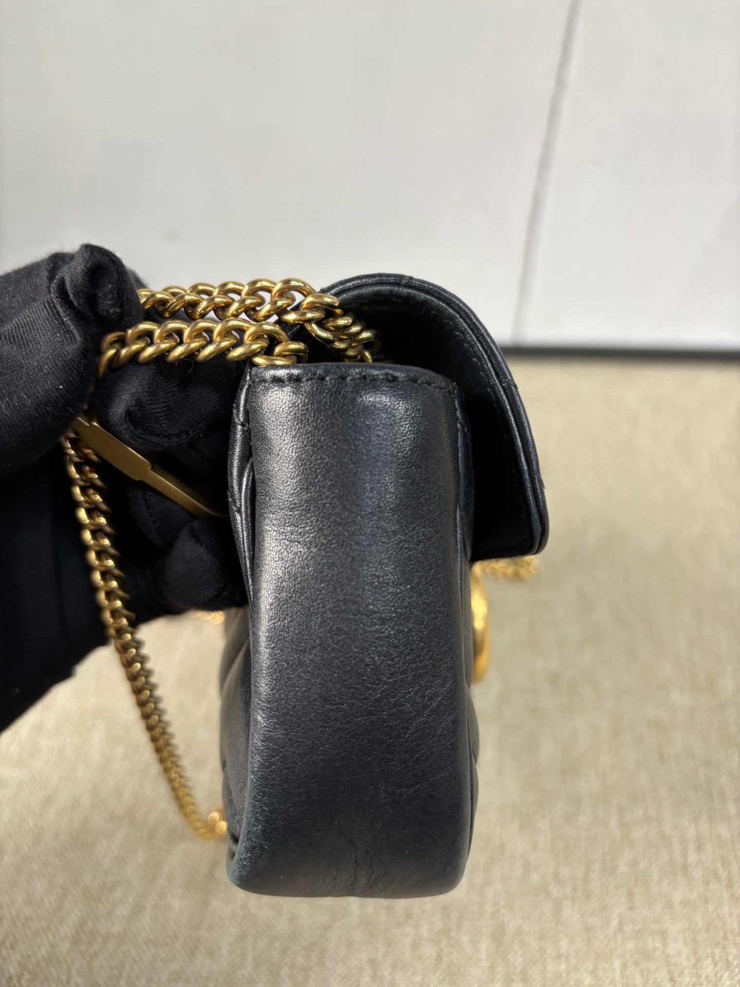 Gucci - Mini Marmont - Leather - Black - (mini)