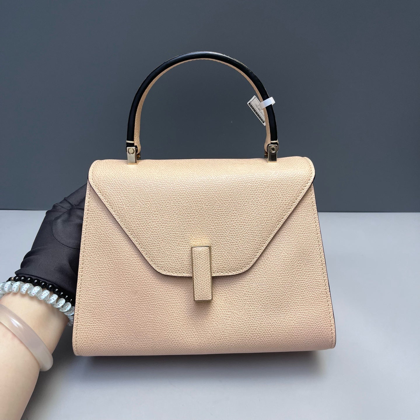 Valextra - Inside Bag - Leather - Beige - (small)