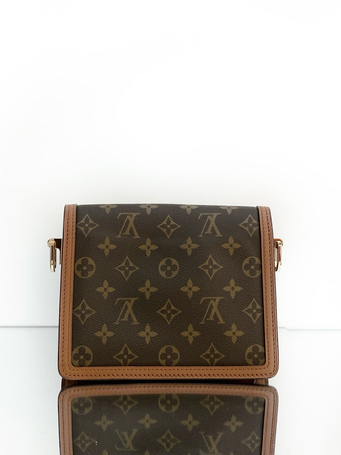 Louis Vuitton - Mini Dauphine - Monogram Canvas with natural cowhide leather trim - Brown - (mini)