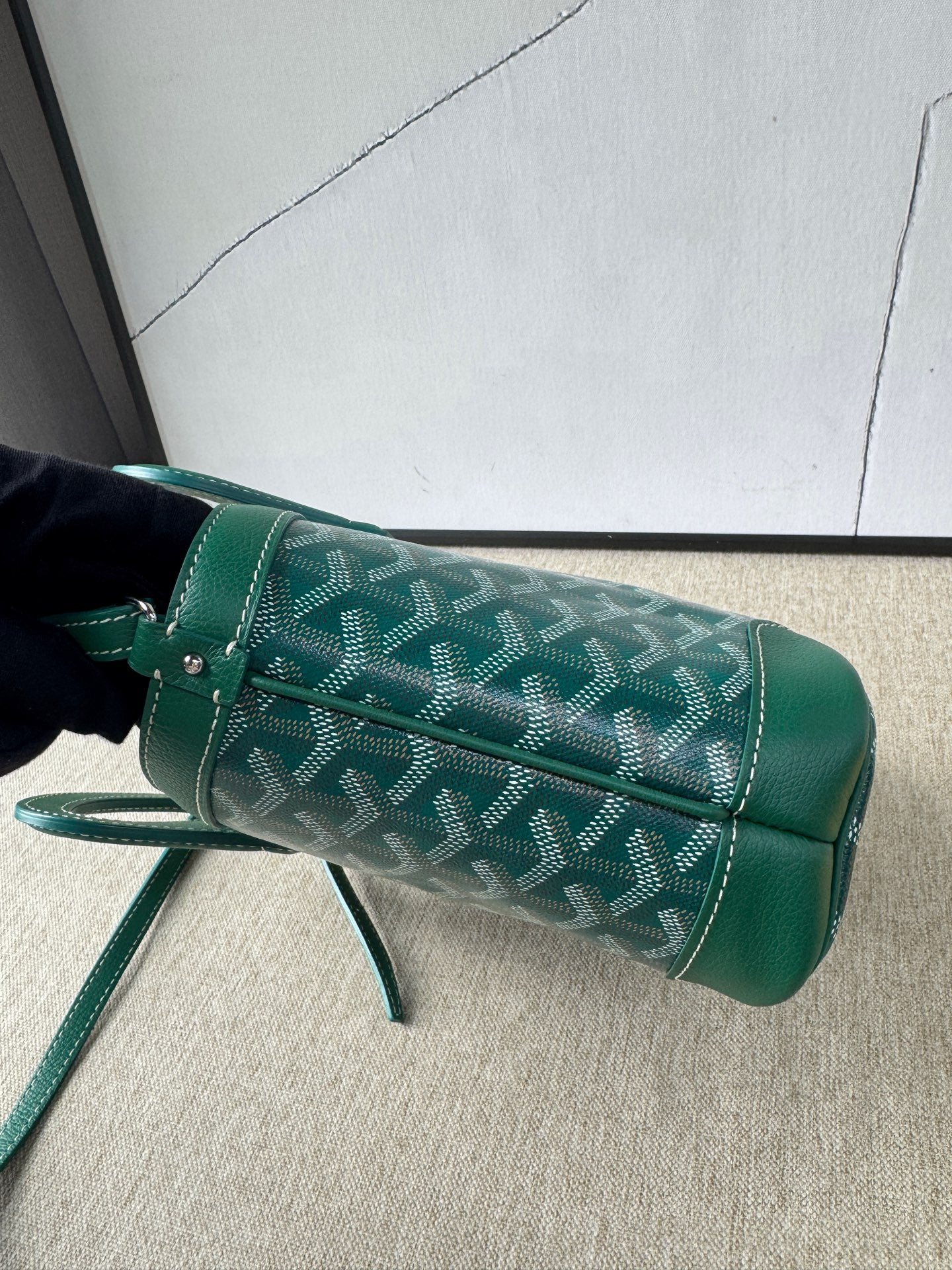 Goyard - Beluga mini - Goyardine canvas with leather trim - Green - (mini)