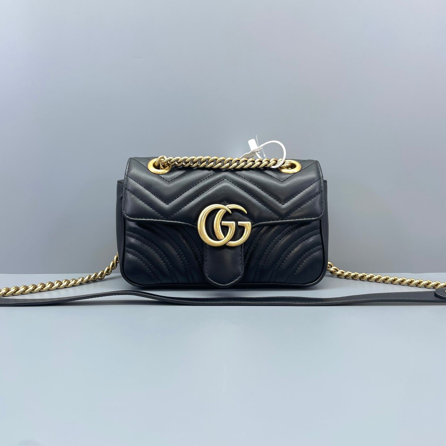 Gucci - GG Marmont Matelasse Mini Bag - Leather - Black - (mini)