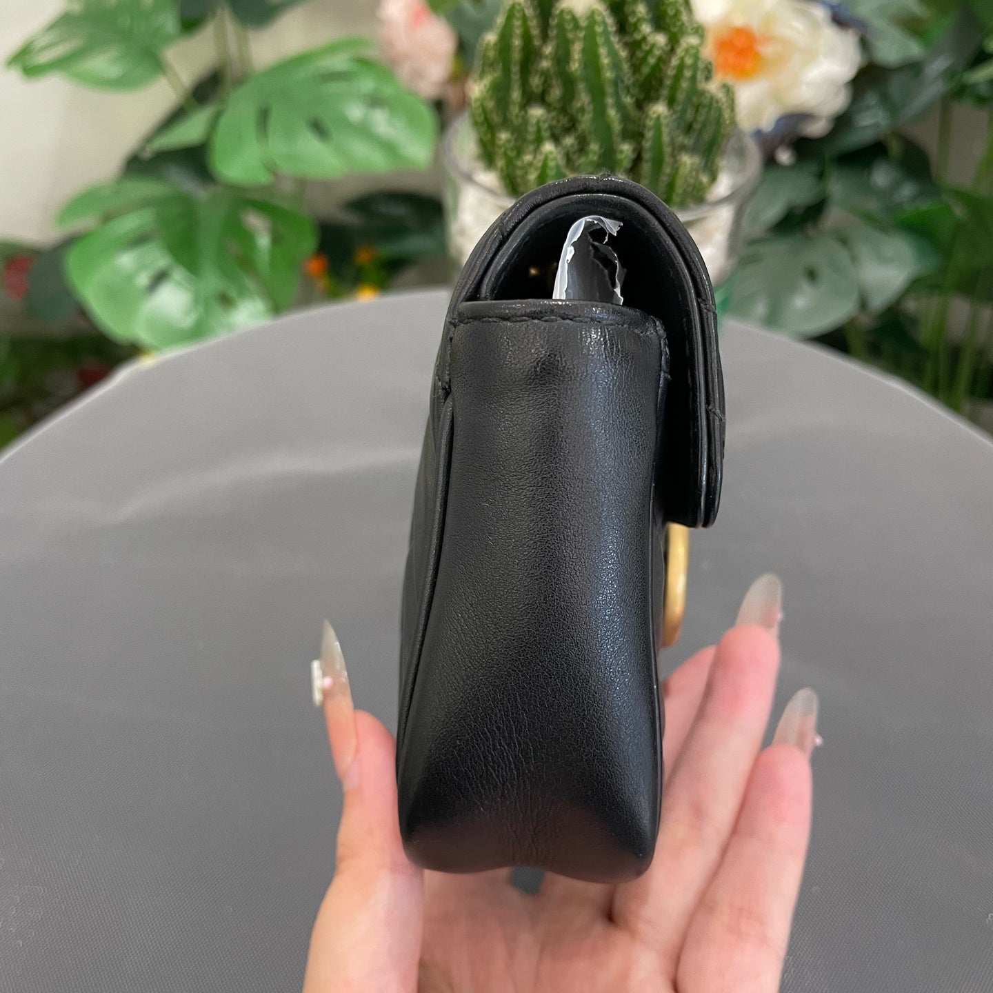 Gucci - Marmont Mini - Leather - Black - (mini)