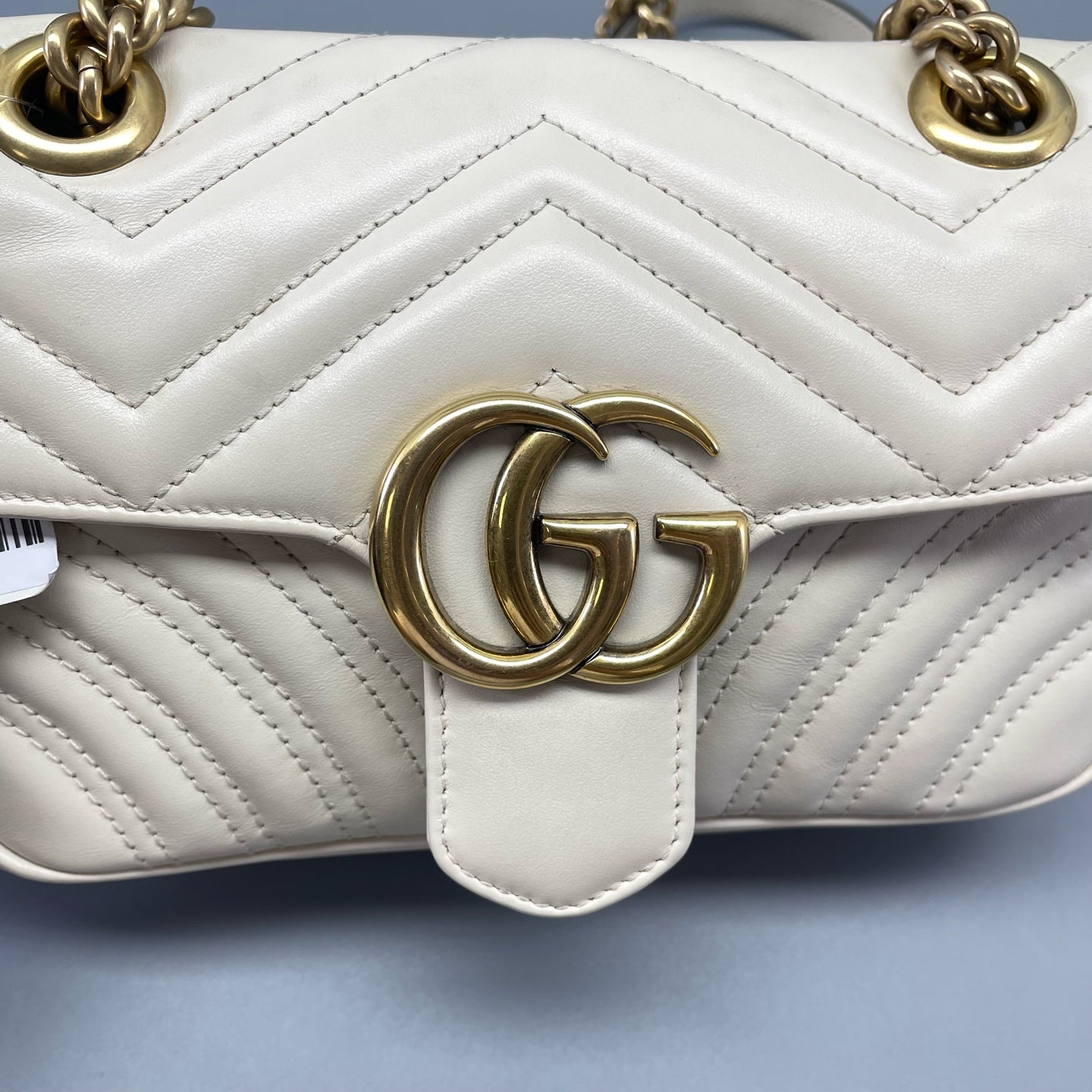 Gucci - GG Marmont Matelassé Mini Bag - Leather - White - (Mini)