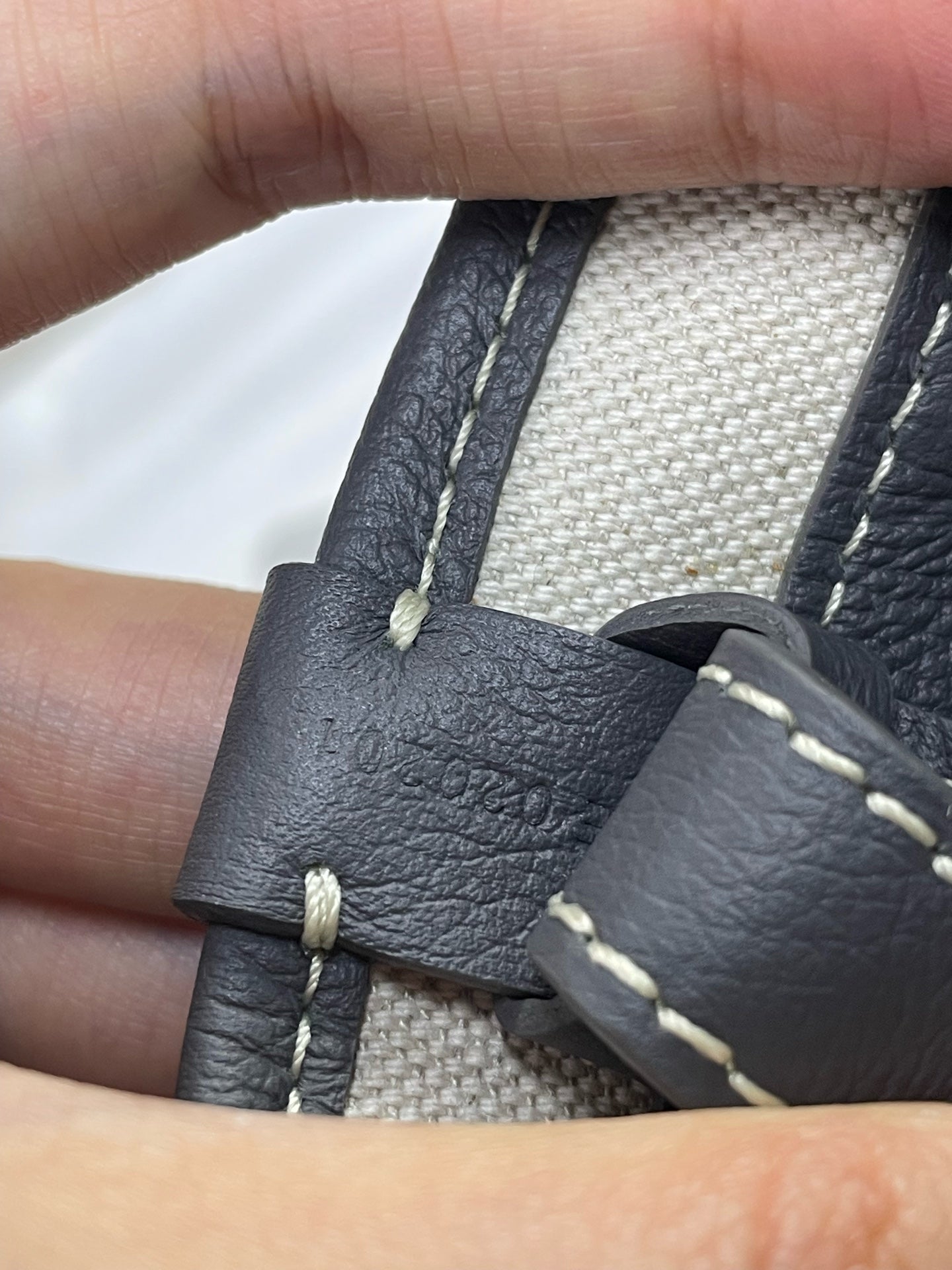 Goyard - Petite Flot PM - Goyardine canvas with leather trim - Grey - (mini)