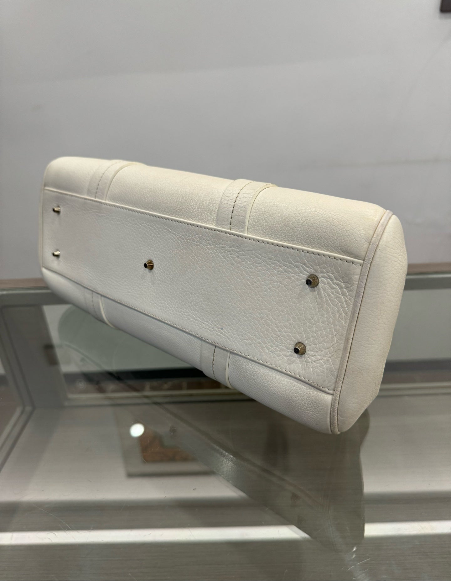 Dior - Detective Bag - Grained leather - White - (Medium)