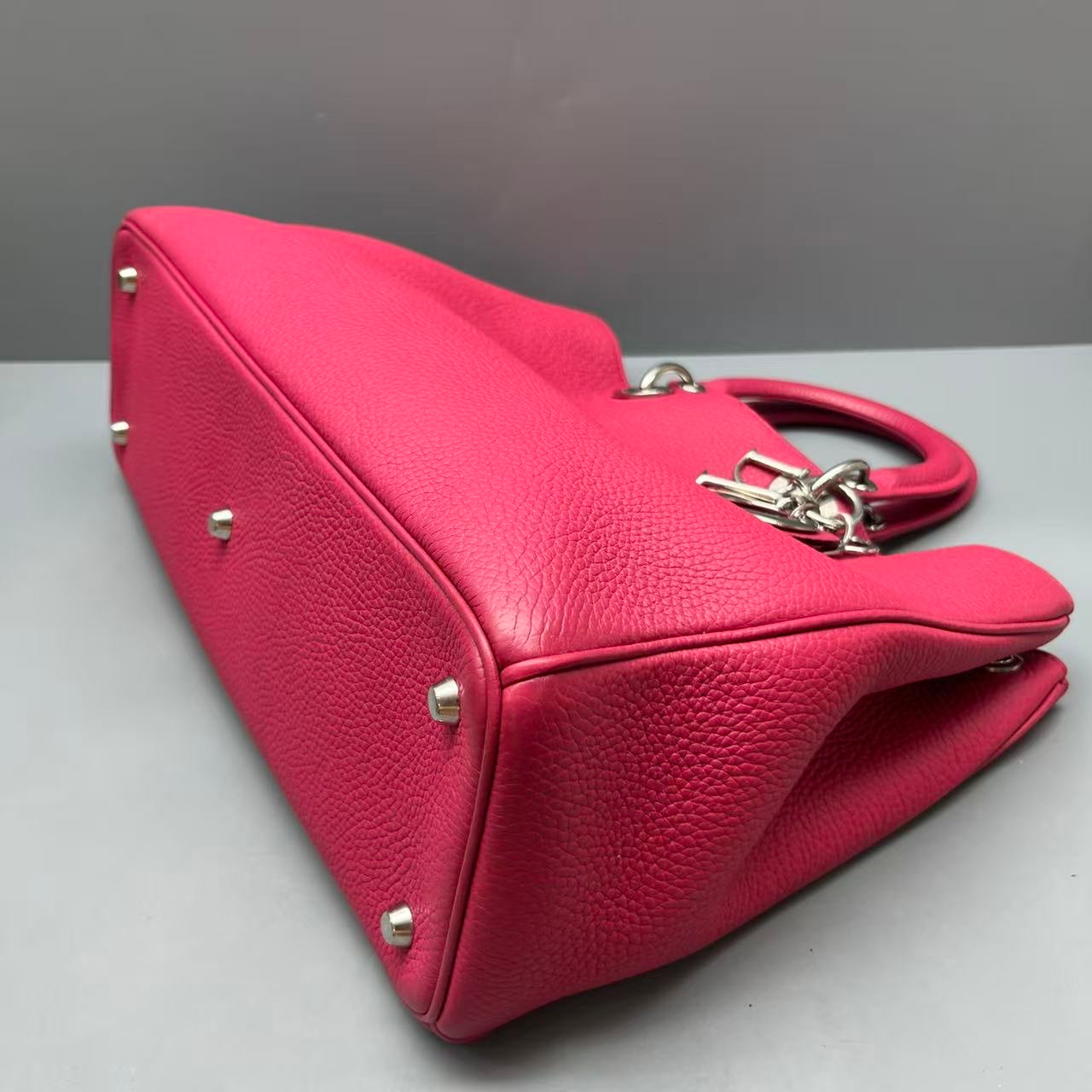 Dior - VIP Commuter Bag - Grained leather - Pink - (medium)