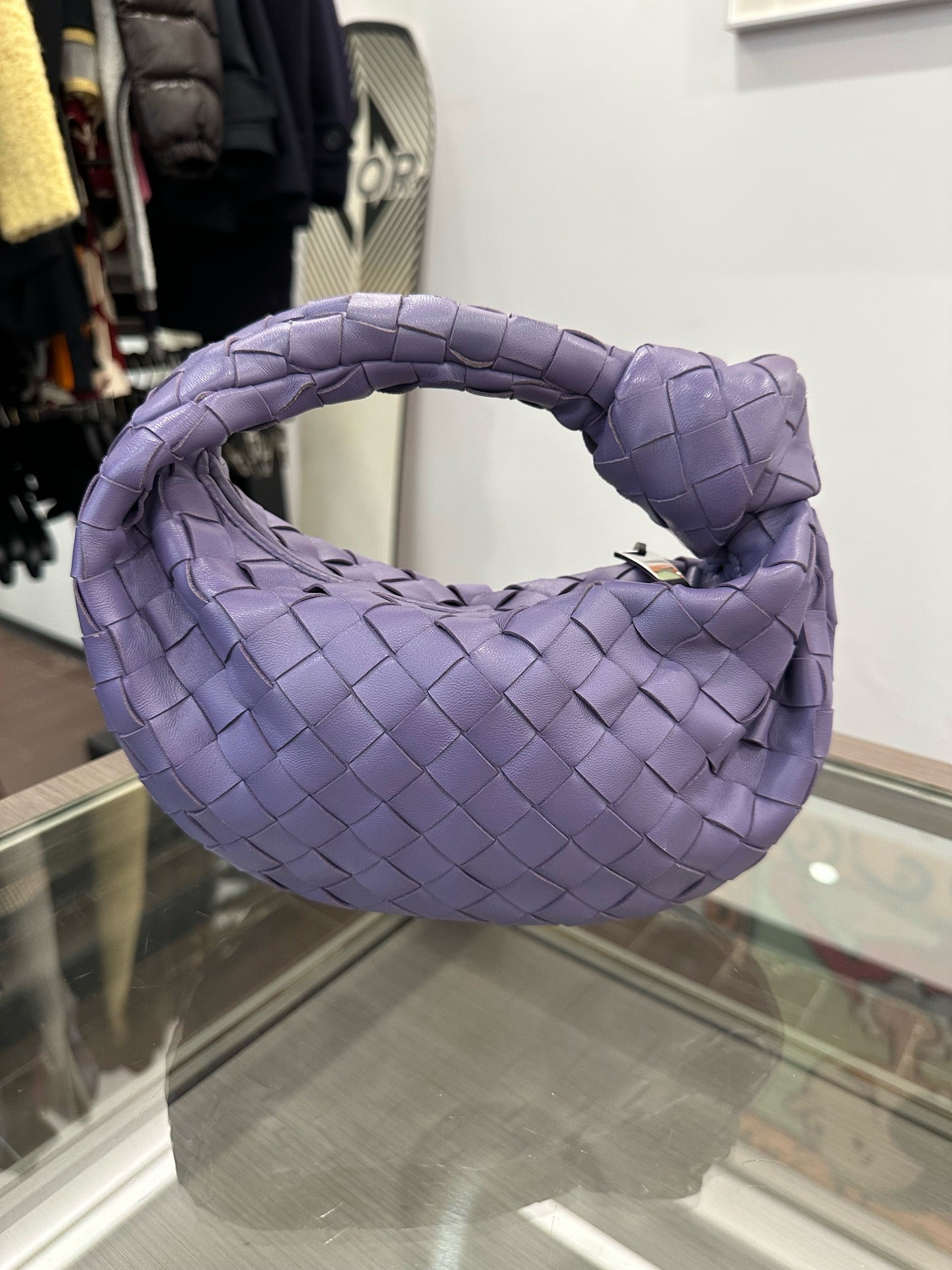 Bottega Veneta - Mini Jodie (Style Code: 651876VCPP54214) - Leather - Purple - (mini)