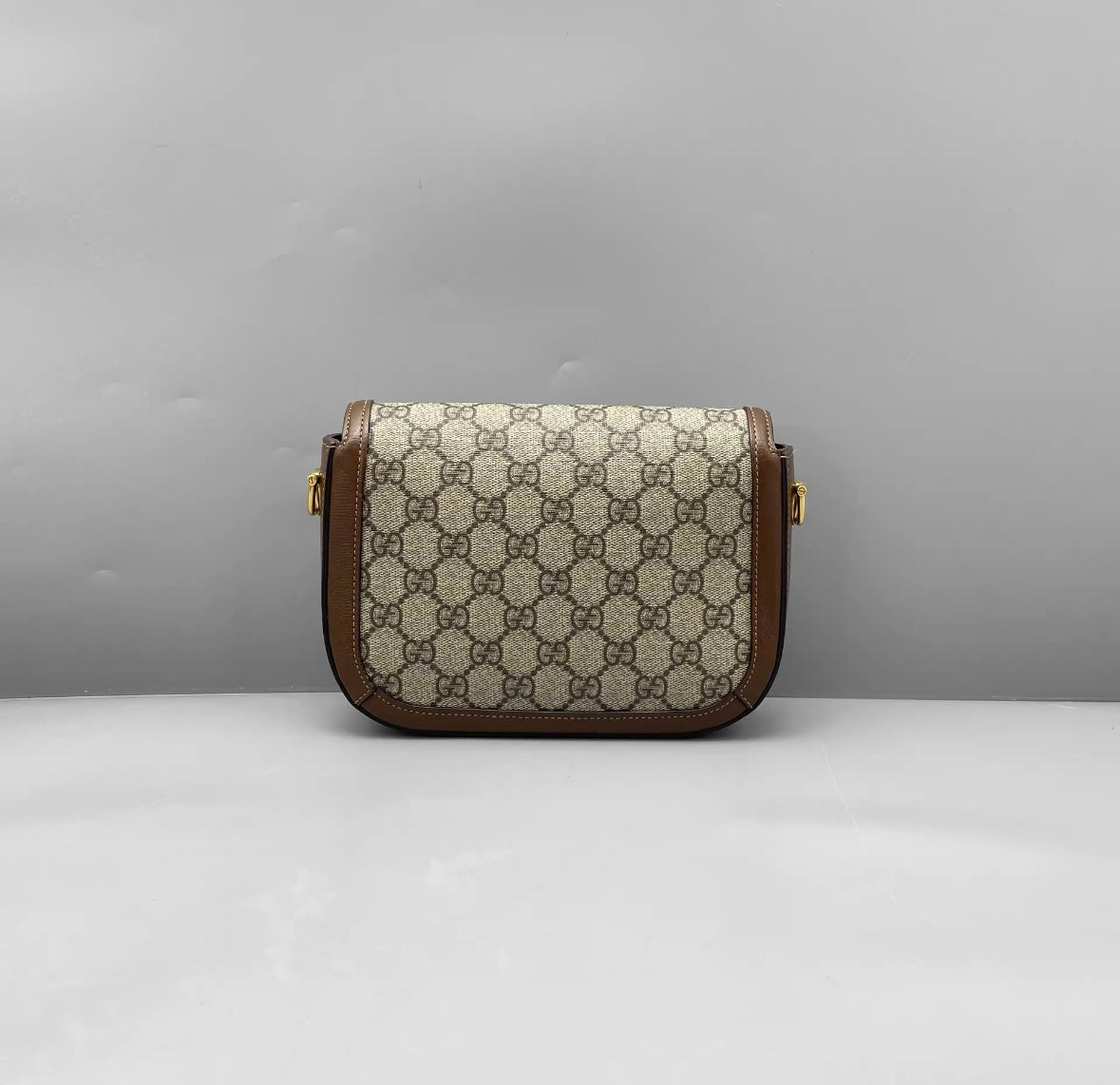 Gucci - Horsebit 1955 Mini Bag - GG Supreme canvas with leather trim - Brown - (mini)